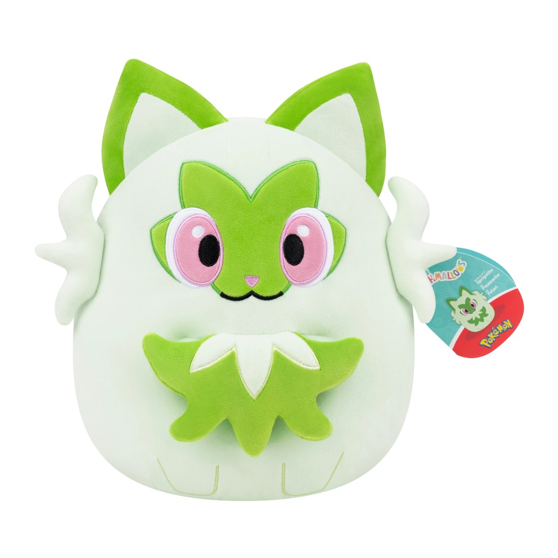 1 25cm Squishmallows Pokemon Sprigatito Plush Toy, 1 of 5
