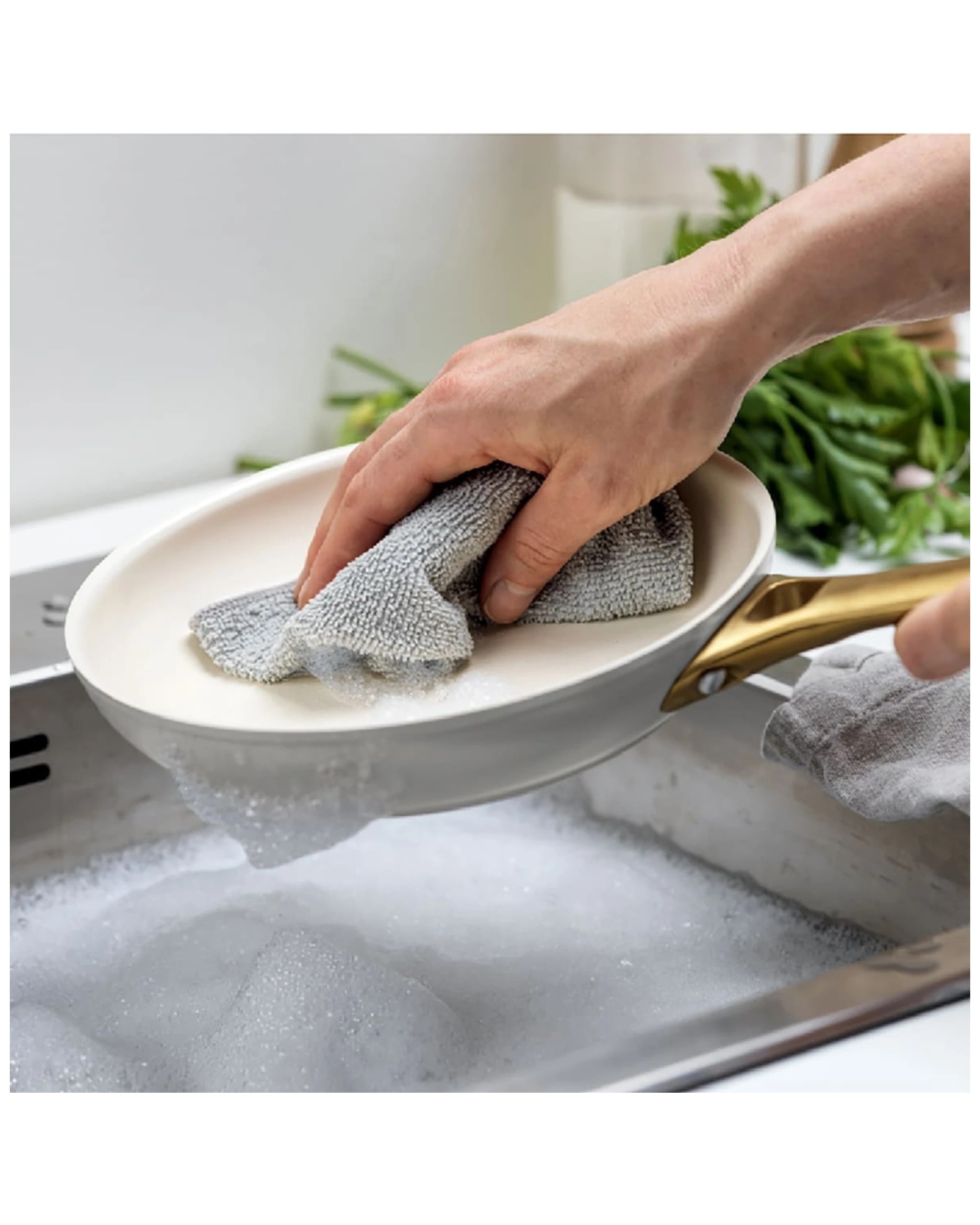 4 14pc Greenpan Padova Dove Grey Pots And Pans Cooking Set Home Kitchen Cookware
 - Grey, 4 of 4