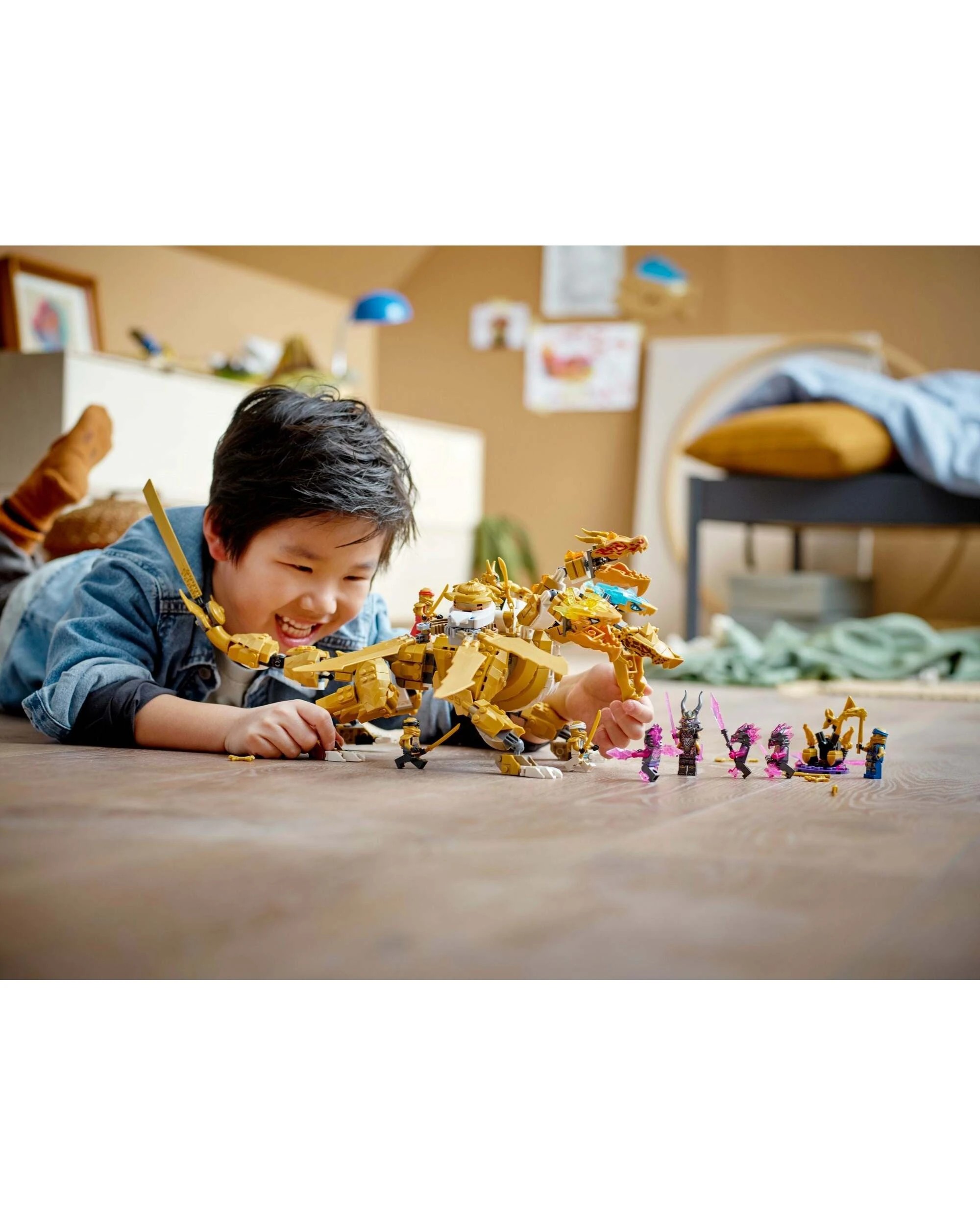 5 LEGO 71774 Lloyd's Golden Ultra Dragon NINJAGO Set, 5 of 5