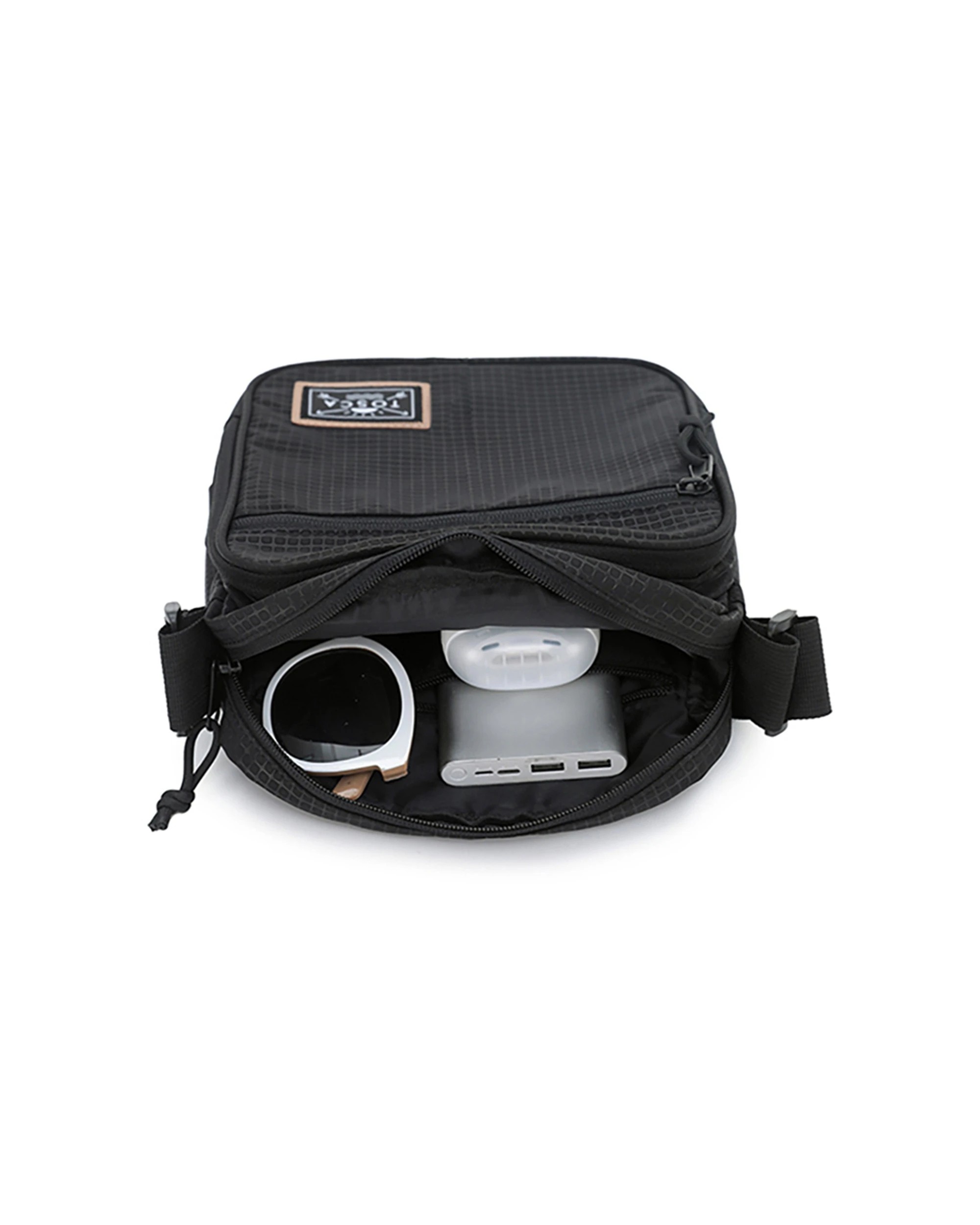 3 Tosca Adjustable Shoulder Cross Body Side Bag - Black, 3 of 3