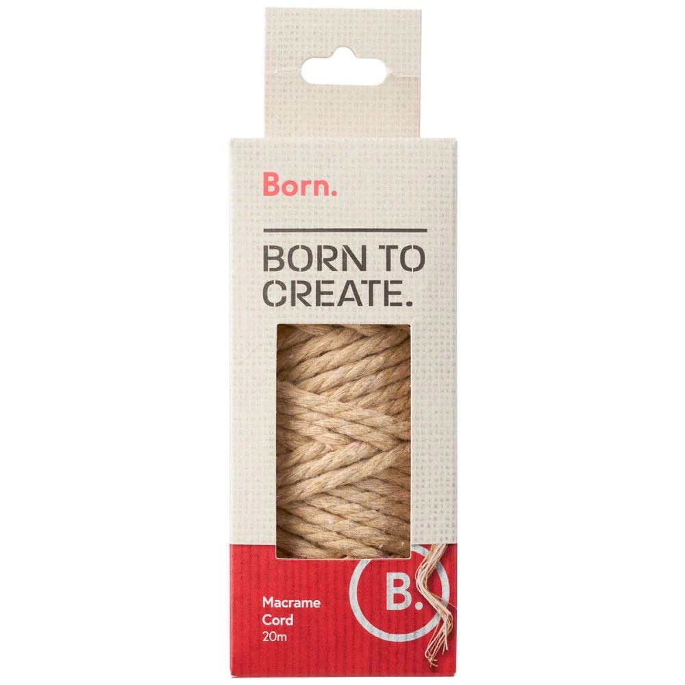 1 Born Macrame Cord Cream, 1 of 3