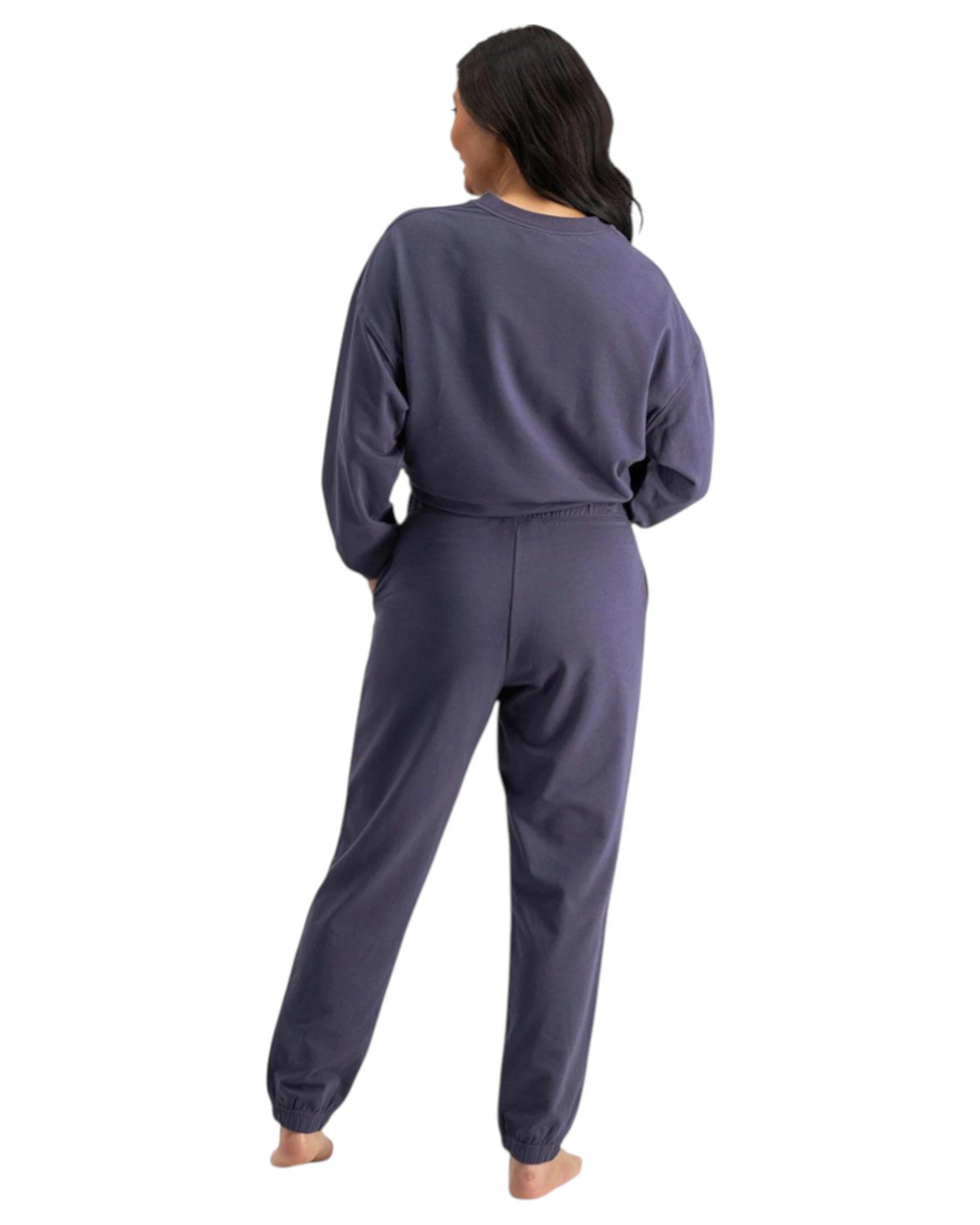 4 Jockey 2 Pack Womens Life Terry Pant Trackie Loungewear MOLTEN MIDNIGHT, 4 of 4