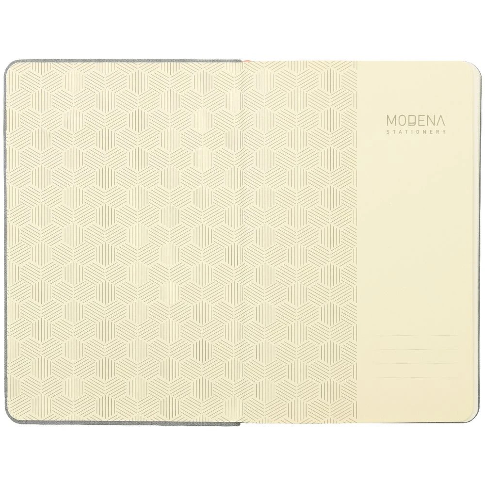 3 Modena A5 Linen Plain Notebook Grey, 3 of 5