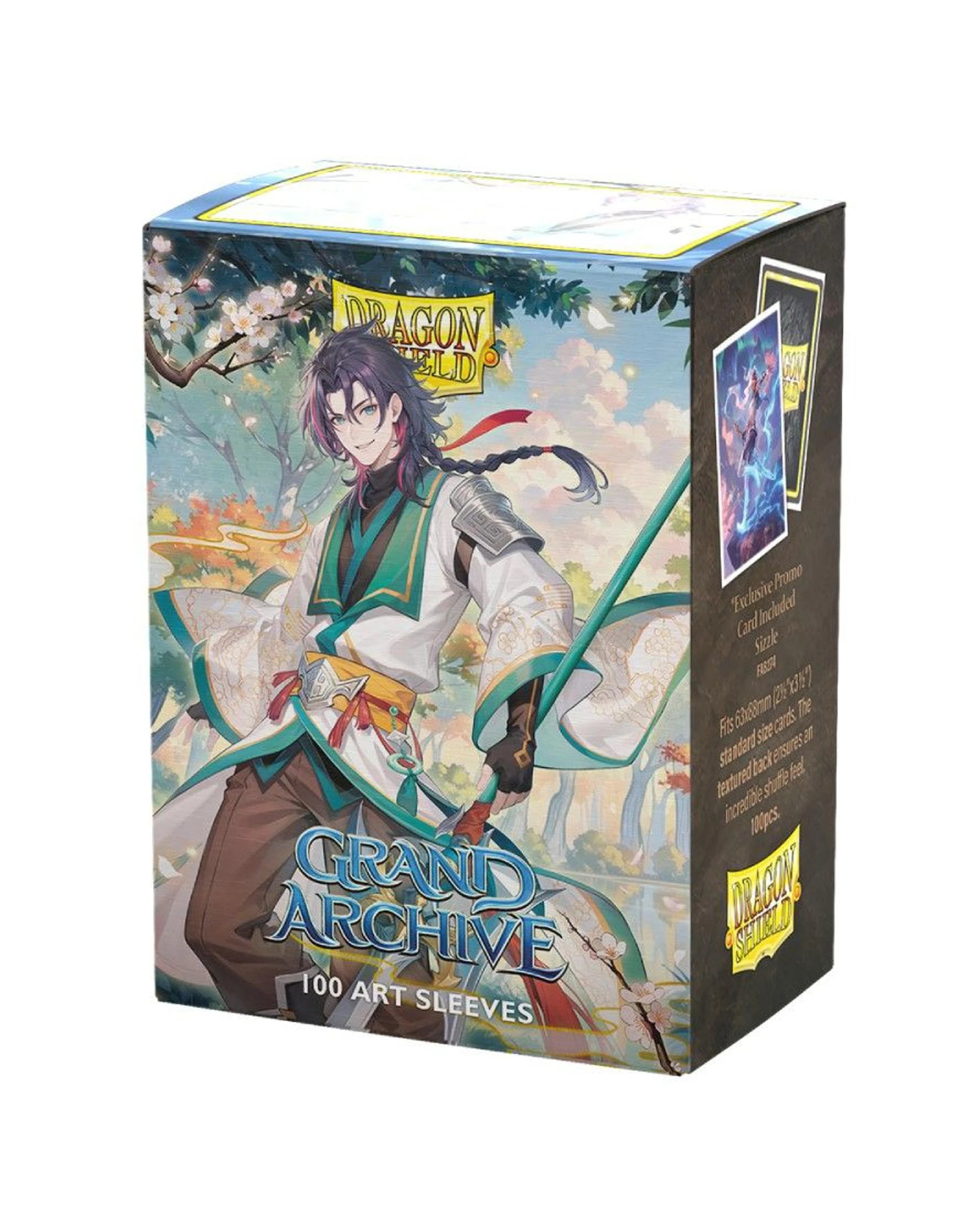 1 Dragon Shield Grand Archive Jin Fate Defiant Matte Art Sleeves 100 Pack - Multi, 1 of 2