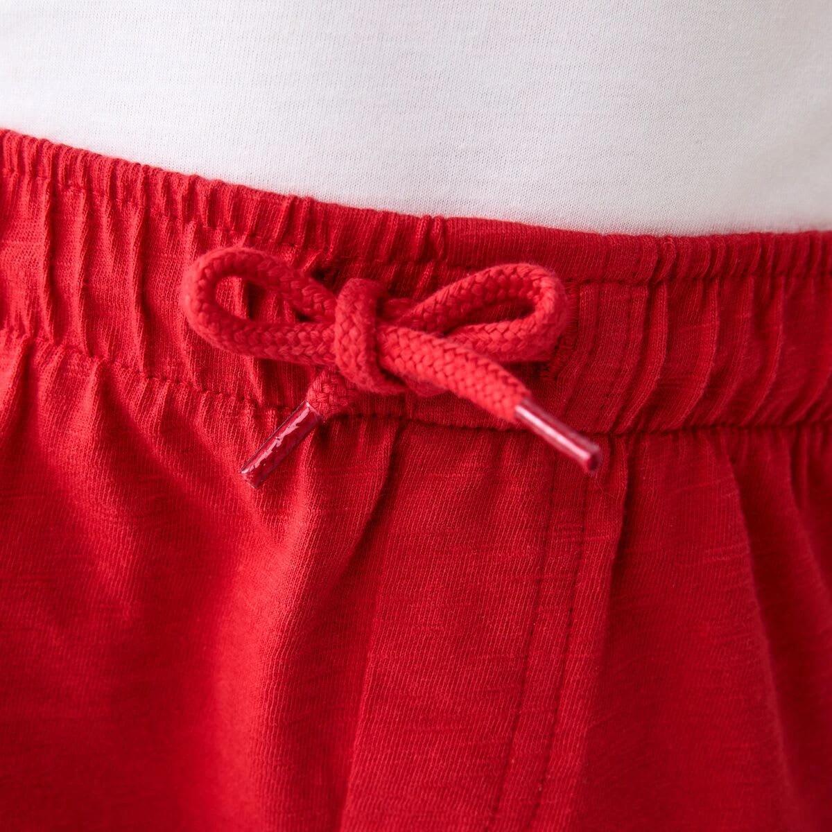 3 Cotton Knit Shorts RUBICONDO RED, 3 of 5