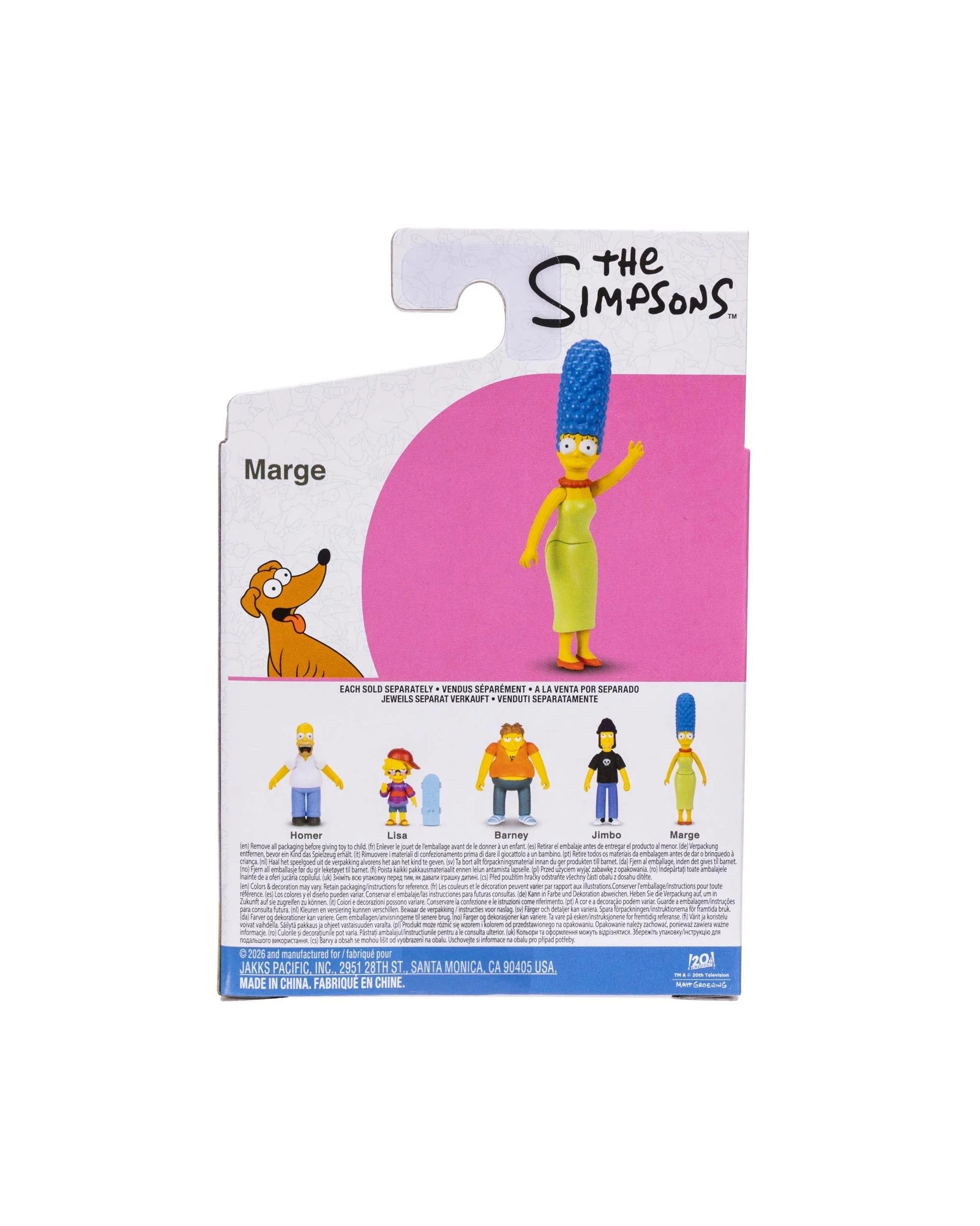 5 The Simpsons Wave 6 Marge Simpson 2.5 inch Scale Figure, 5 of 5