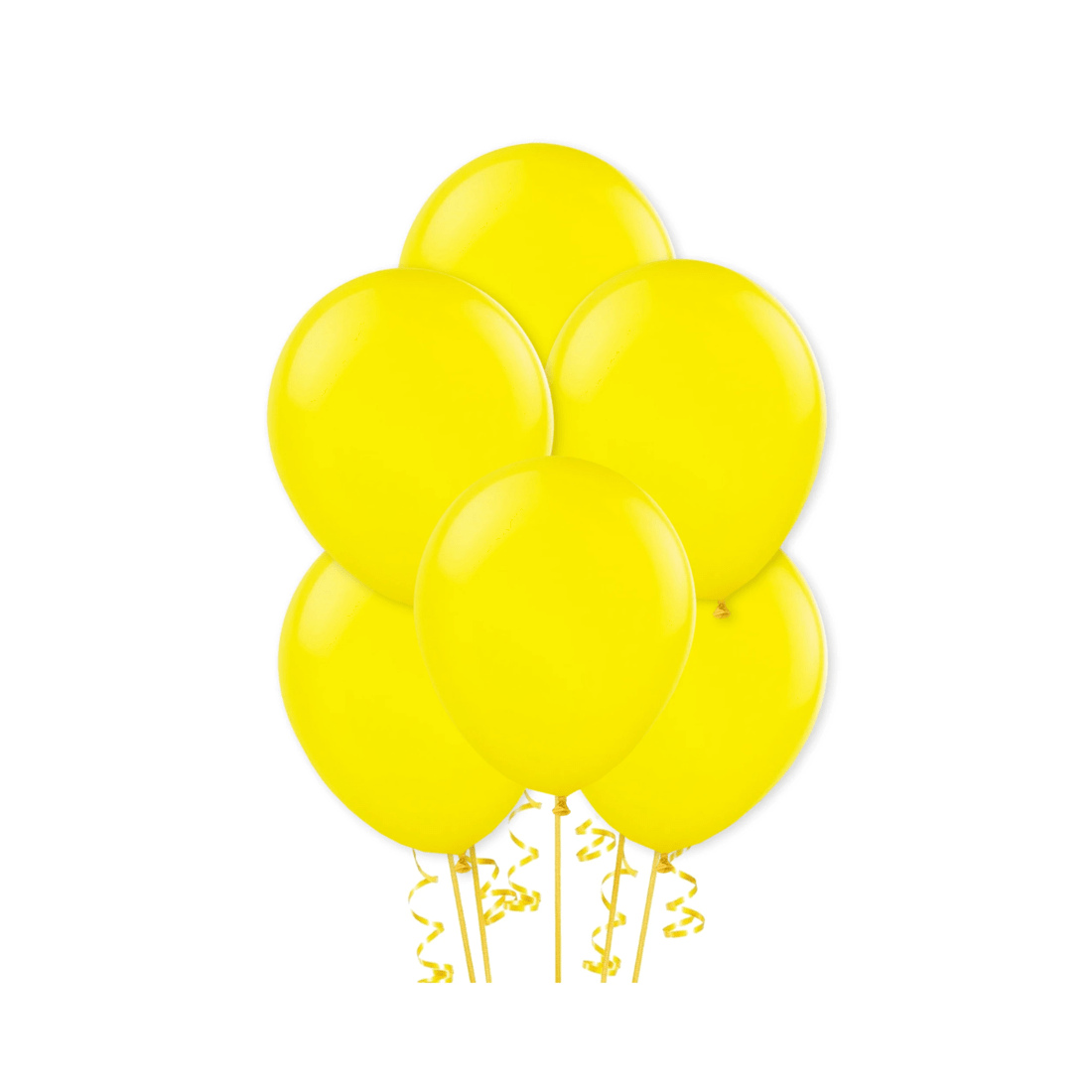 1 Artwrap Balloons 30cm Pack of 20 - Yellow, 1 of 2