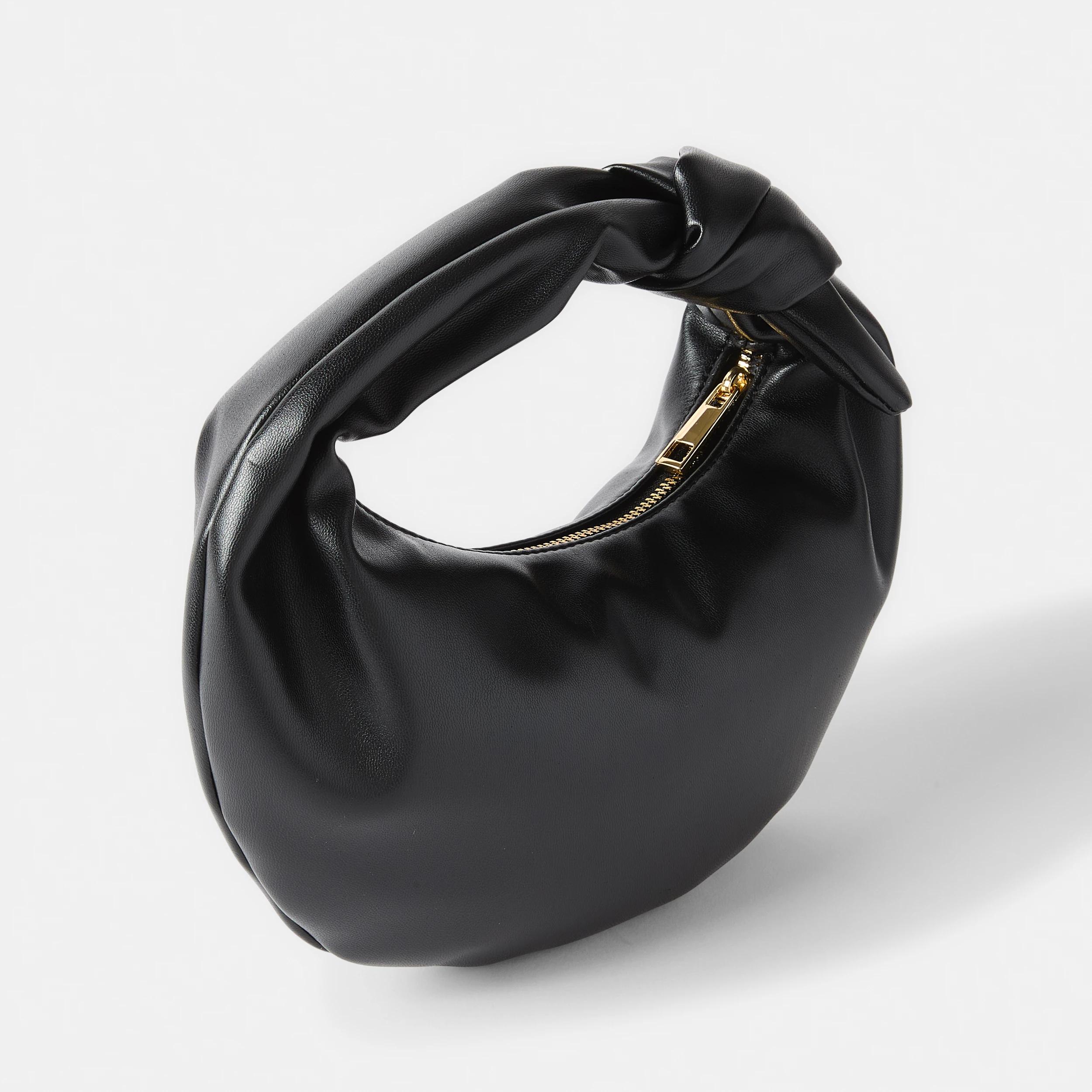 3 Mini Knot Clutch Black, 3 of 7