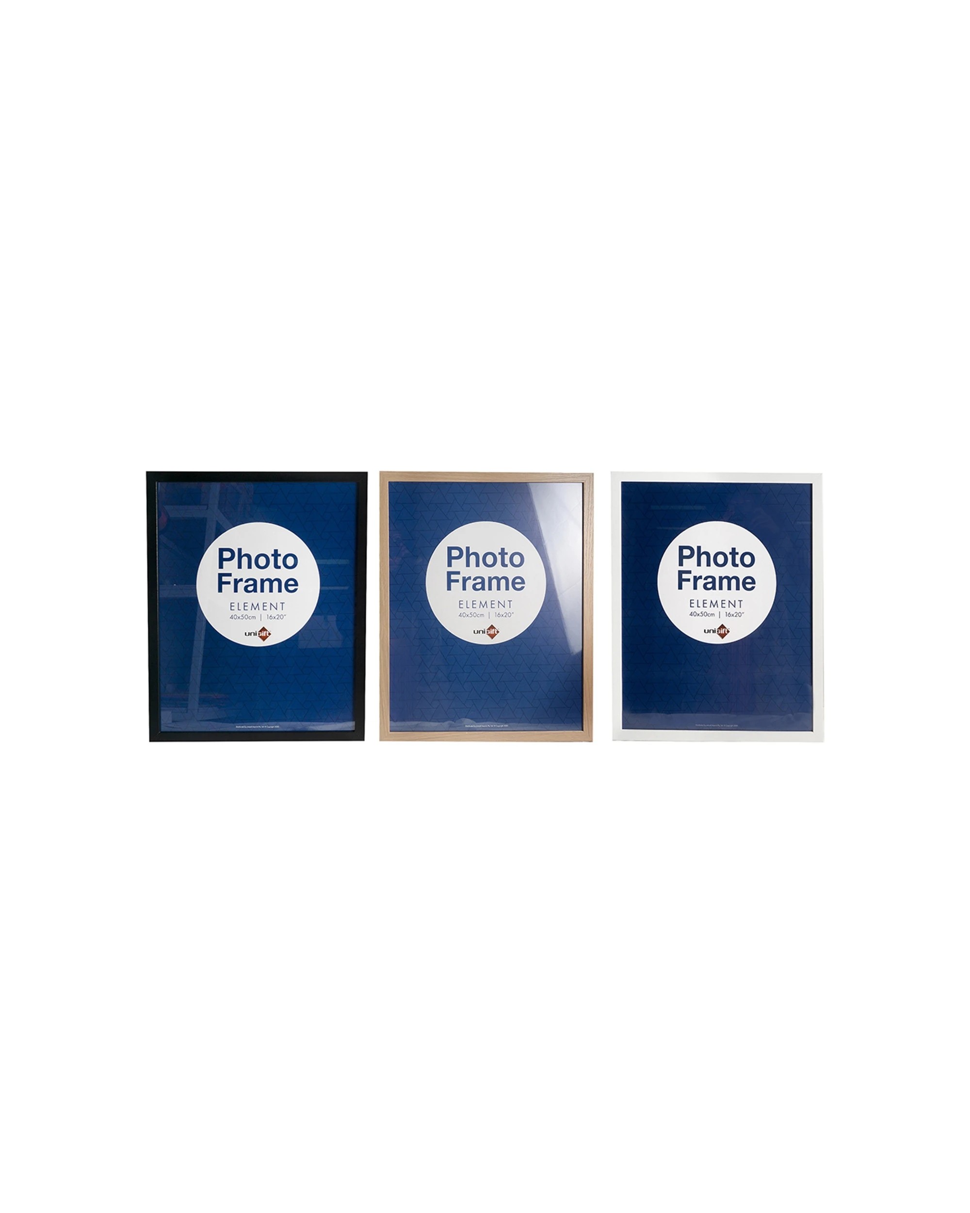 3 Unigift 2PK Element MDF Glass Picture Photo Frame Home Decor 40x50cm, 3 of 3