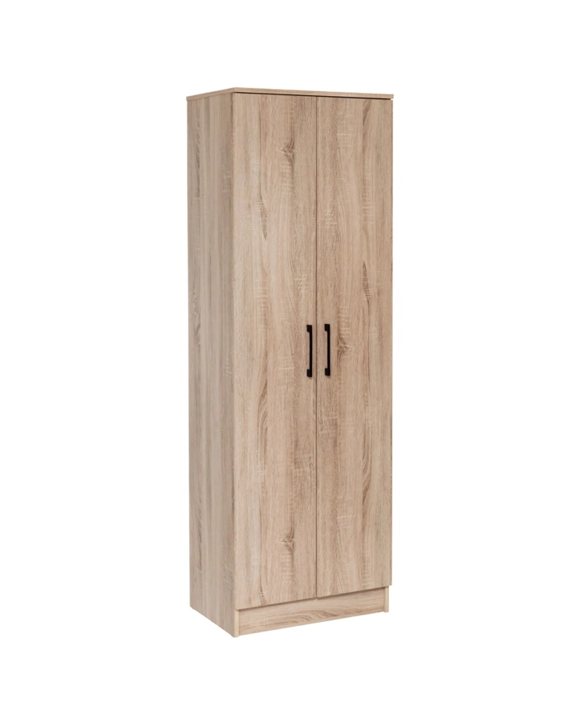 1 Alpine Bay Multipurpose Cupboard 5 Tier 2 Door Storage Unit Light Sonoma Oak - Brown, 1 of 9