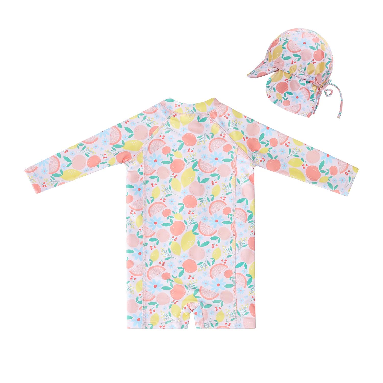 2 Big Softies 2pc Swimsuit & Hat, Fruit TROPICAL, 2 of 6