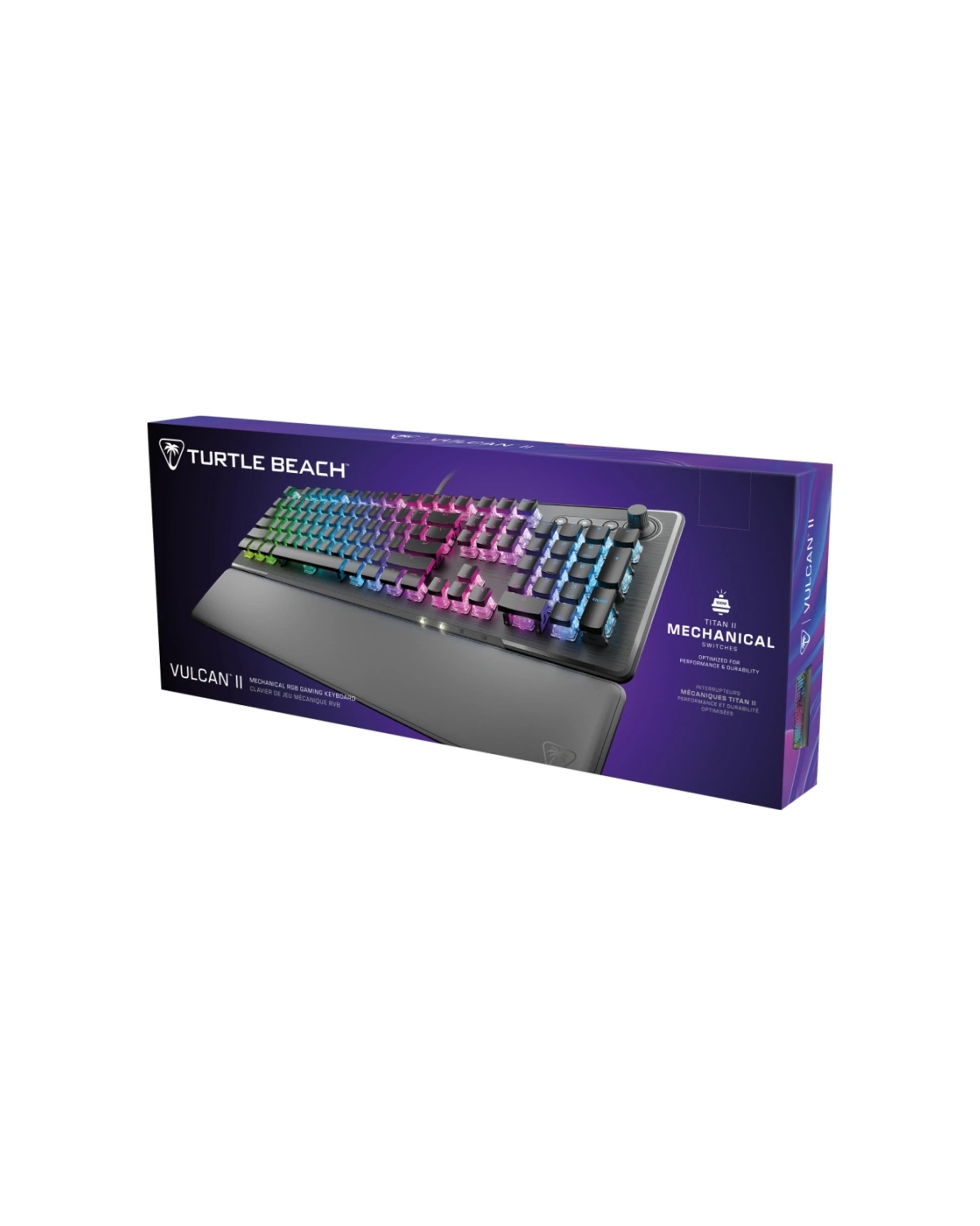 3 Turtle Beach LED Vulcan II Max Wired RGB Optical-Mechanical Gaming Keyboard For PC - Multi, 3 of 7