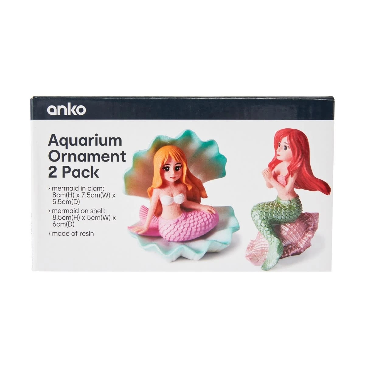 10 2 Pack Aquarium Mermaid Ornaments, 10 of 10