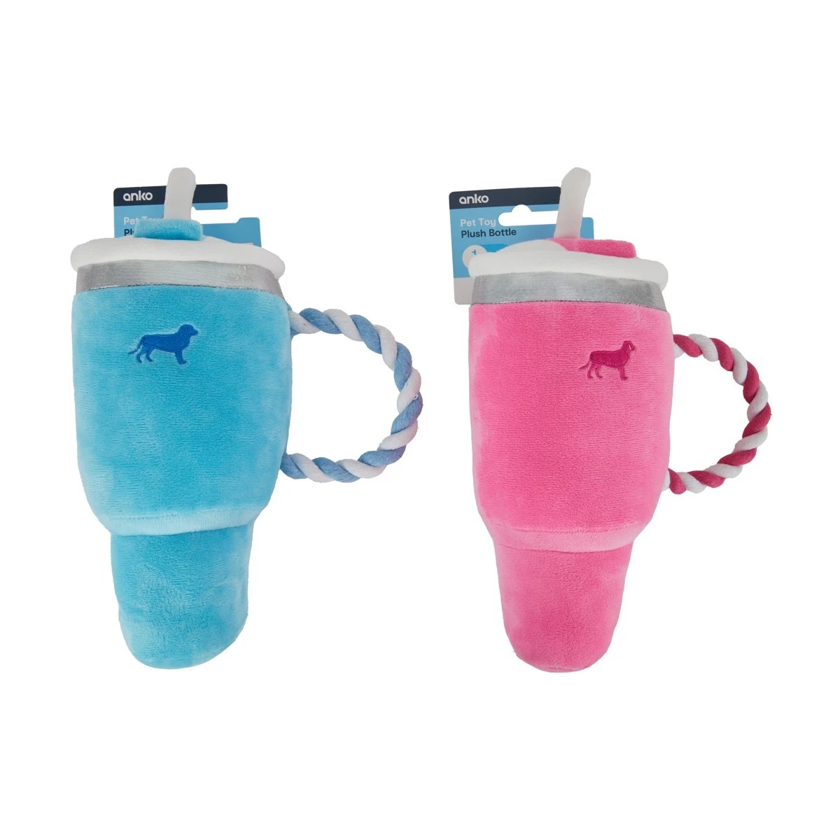 7 Pet Toy Plush Bottle - Assorted, 7 of 7