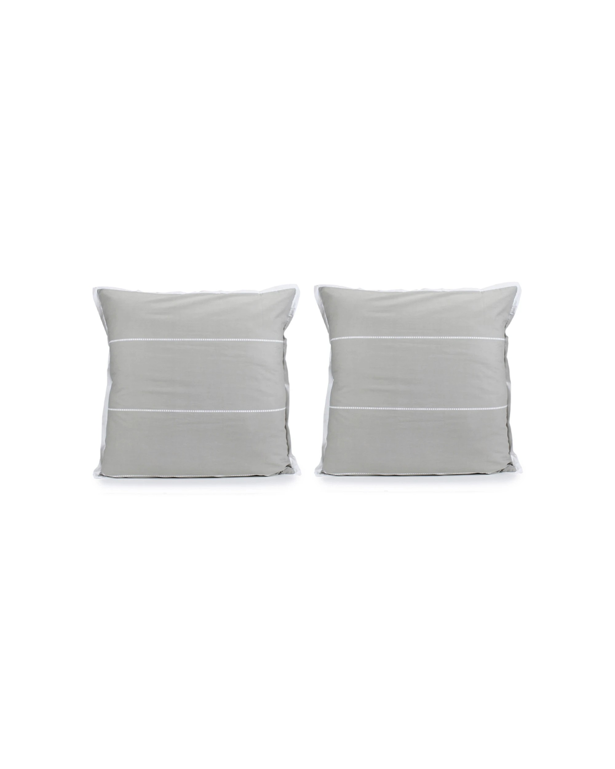 1 Jason Commercial Calista Euro Pillow Case Hazel 2PK 65x65cm - Multi, 1 of 3