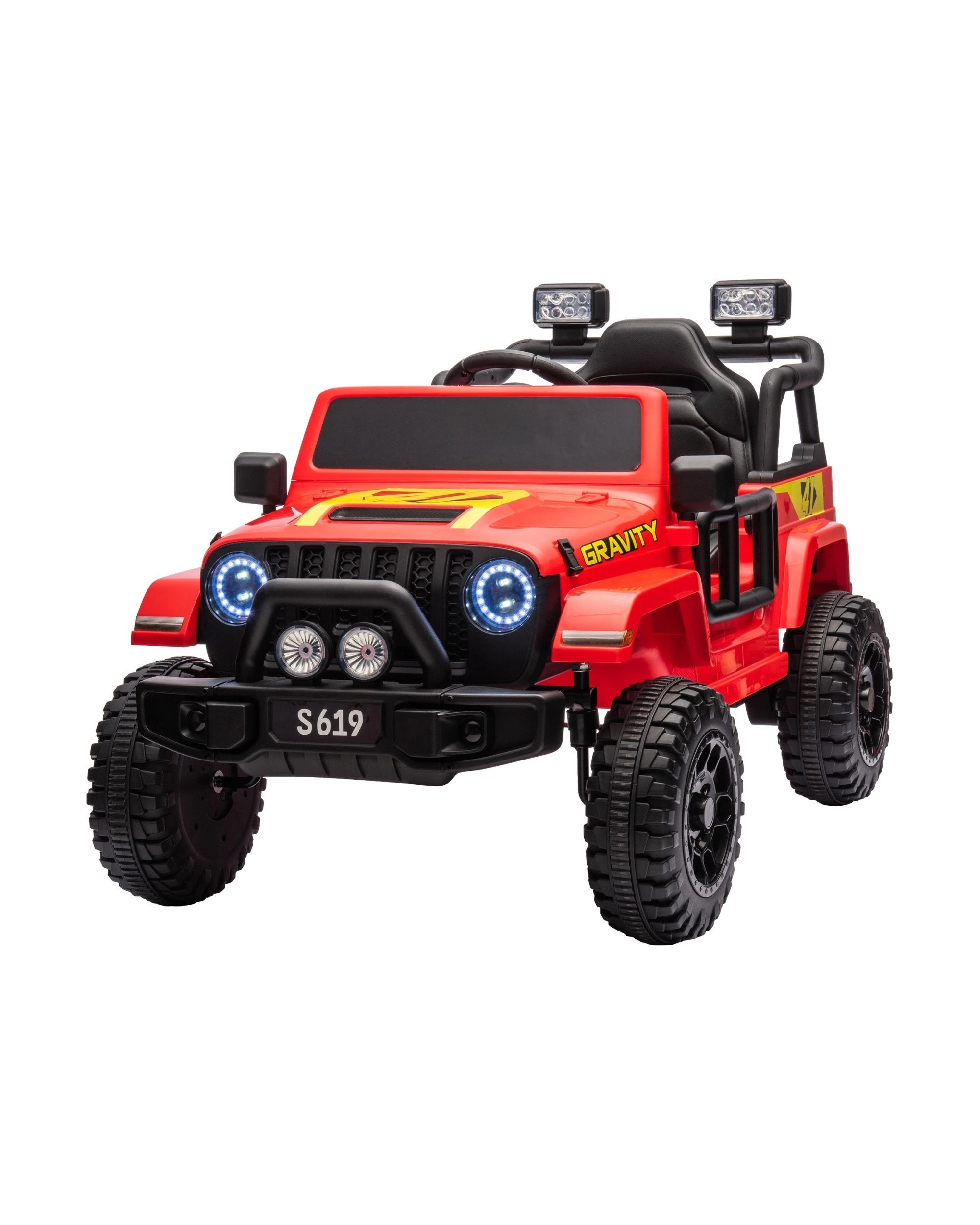 1 Kahuna S619 Gravity Kids Electric Ride On Car - Red, 1 of 10