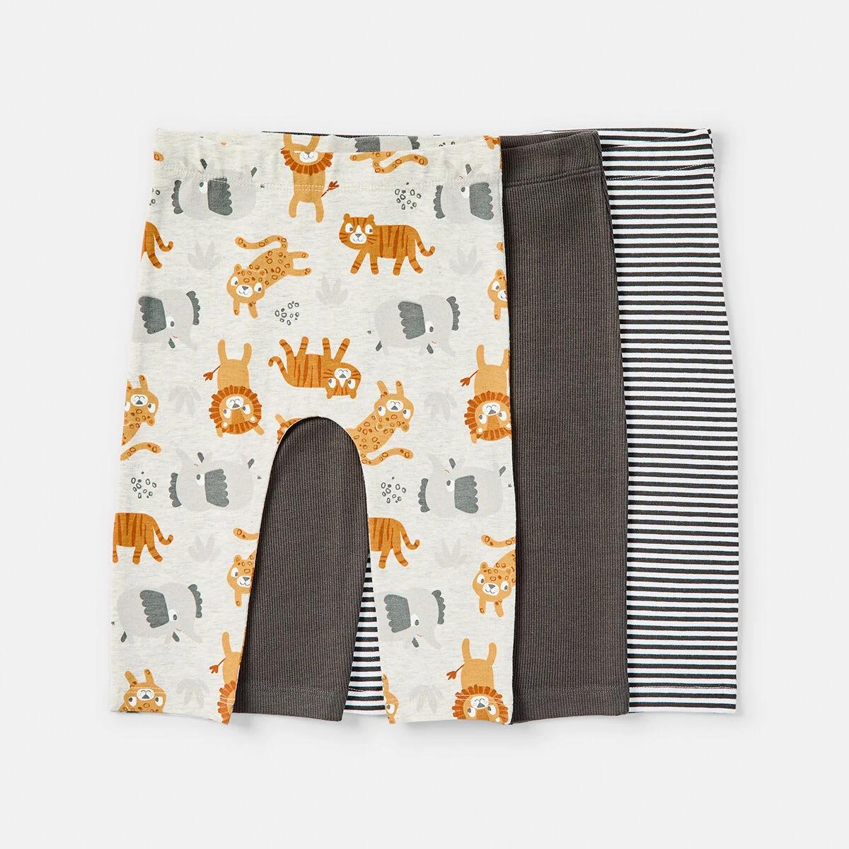 1 3 Pack Leggings Jungle, 1 of 8