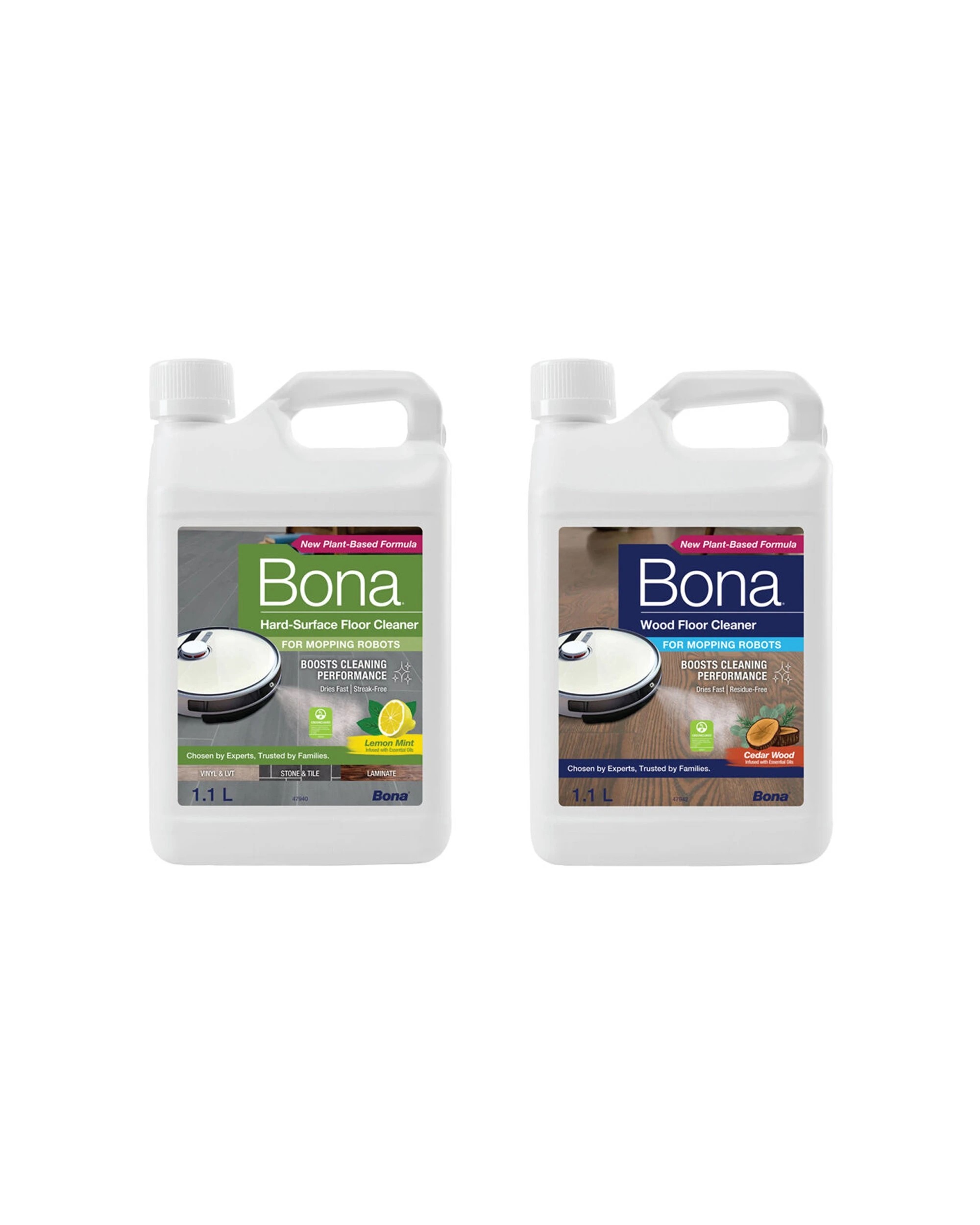1 Bona Wood and Hard Surface Floor Cleaner Concentrate 1.1L For Mopping Robots - Multi, 1 of 3