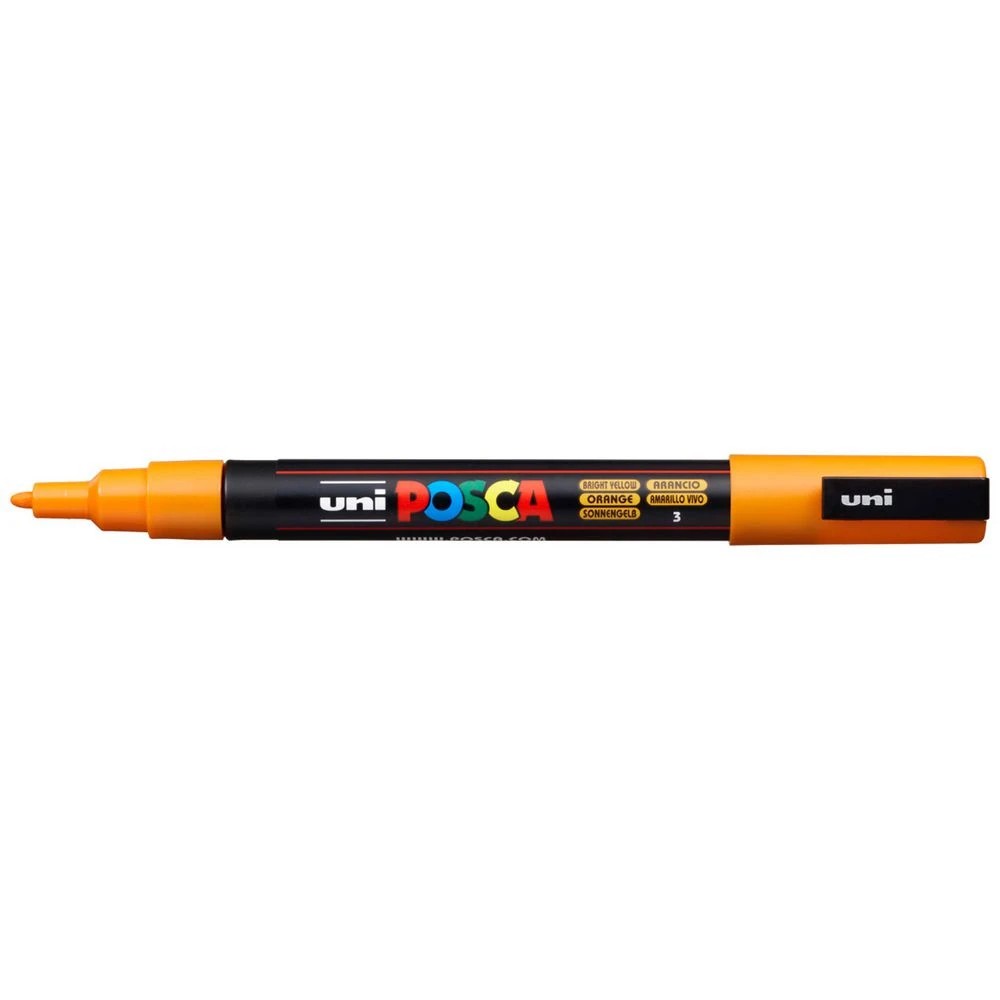 1 POSCA PC 3M Paint Marker Bright Yellow, 1 of 7