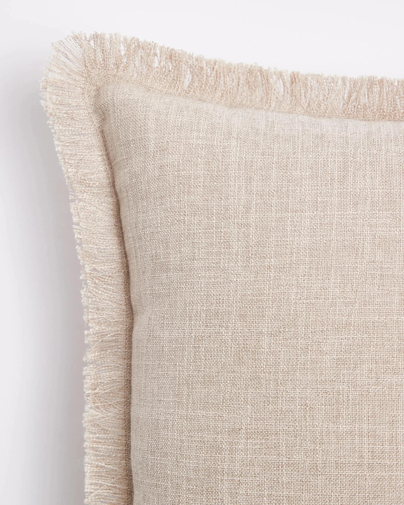 2 Target Ellerie Fringe Cushion - Natural, 2 of 2