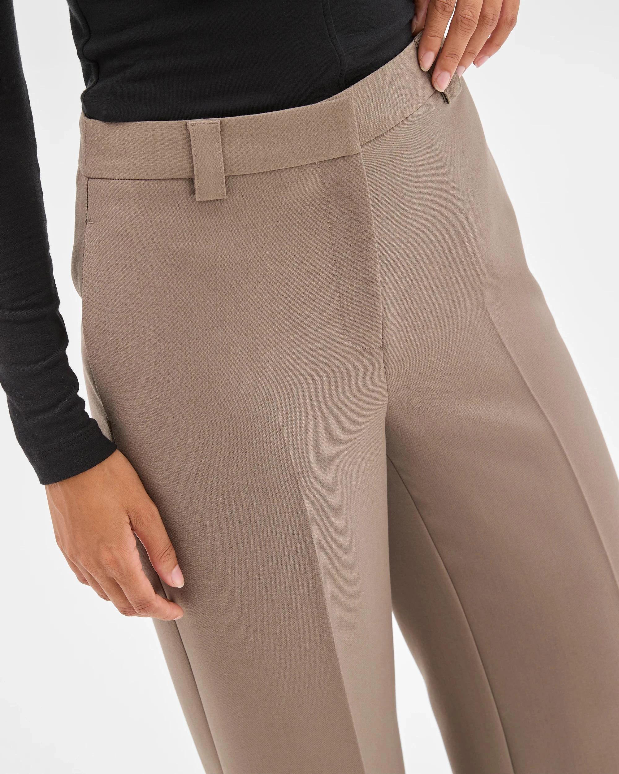 5 Preview Wide Leg Cuff Detail Pants GREY, 5 of 6