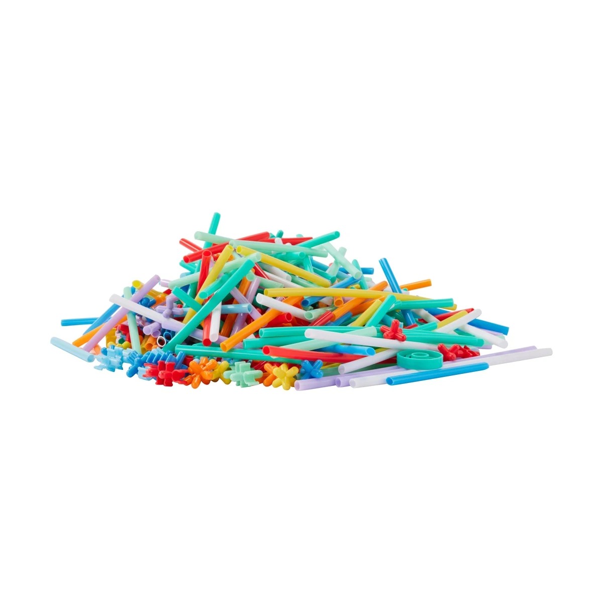 7 700 Piece Play and Learn Straw Tube Construction Activity Tub, 7 of 9