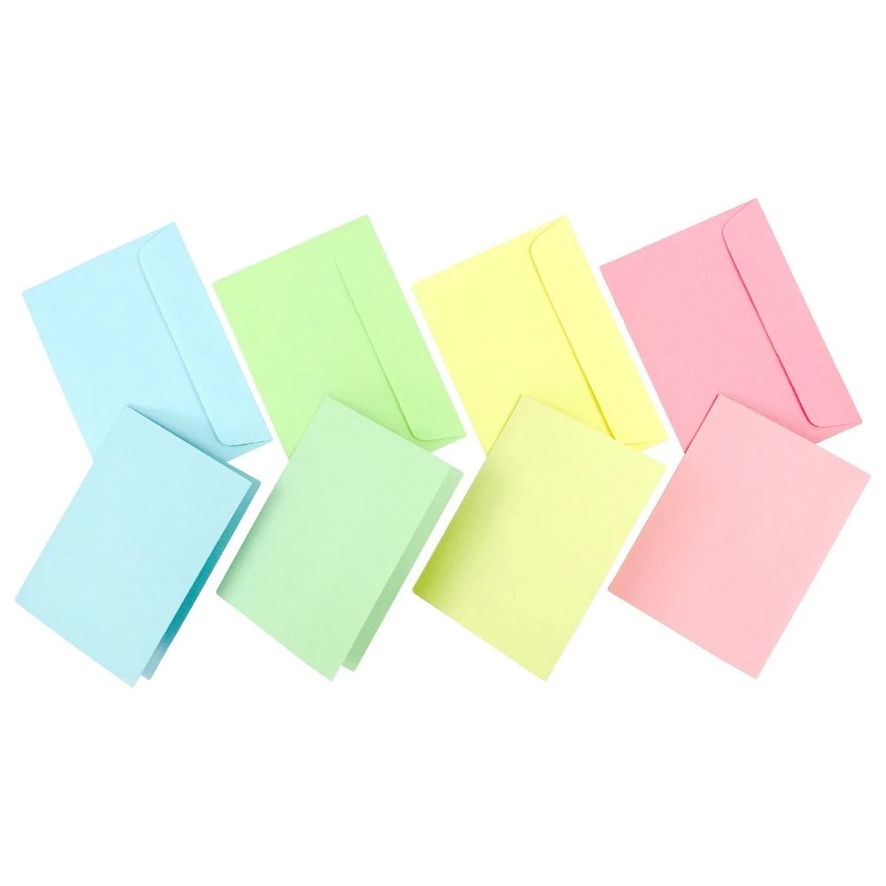 4 Quill A6 Cards and Envelopes Pastel 30 Pack, 4 of 5