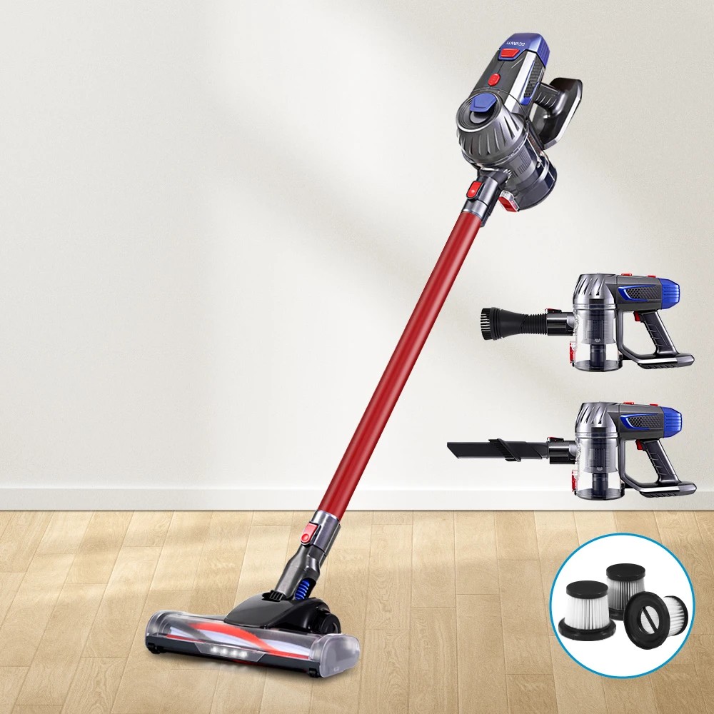 8 Devanti Stick Vacuum Cleaner Bagless Cordless - Red, 8 of 9