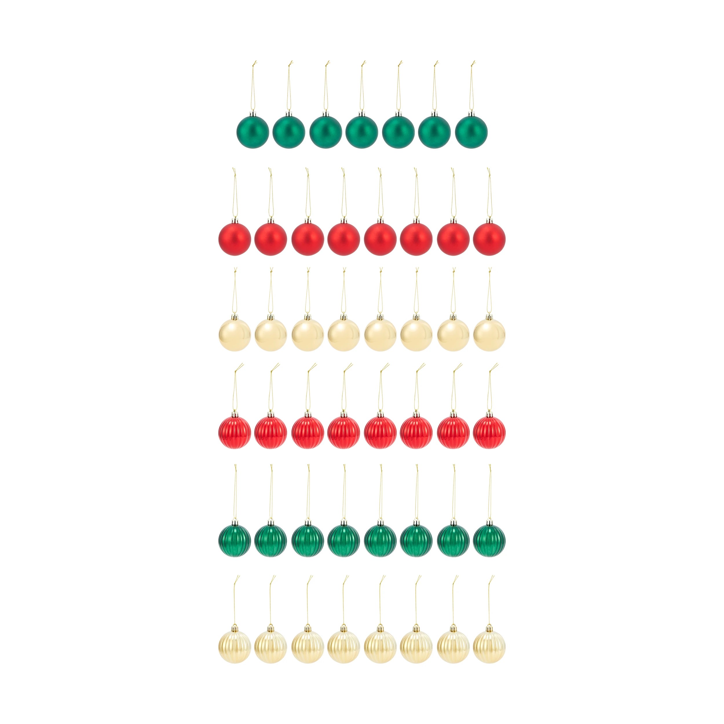 2 47 Pack 6cm Traditional Baubles, 2 of 10