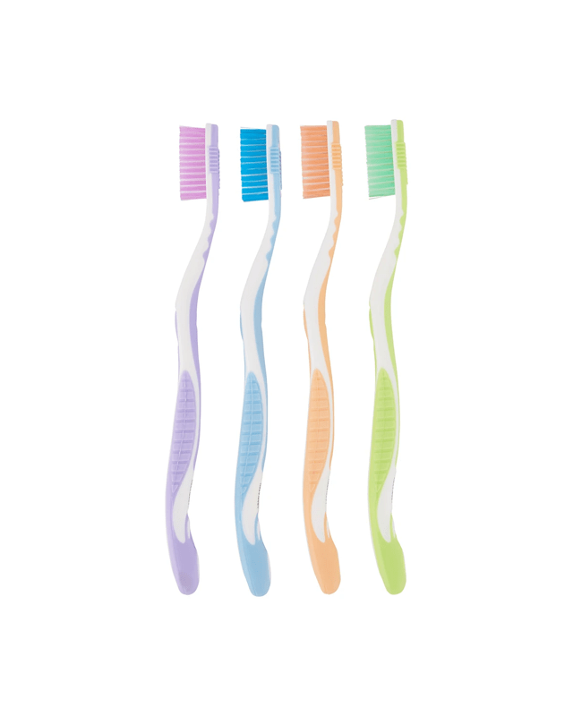 OXX Essentials 4 Pack Adult Toothbrush - Me