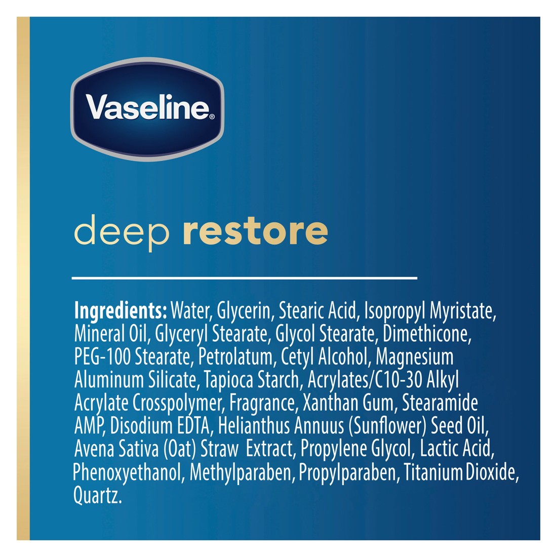 9 Vaseline Intensive Care Deep Restore 48H Moisture Body Lotion 225ml - Ultra Hydrating Lipids, 9 of 9