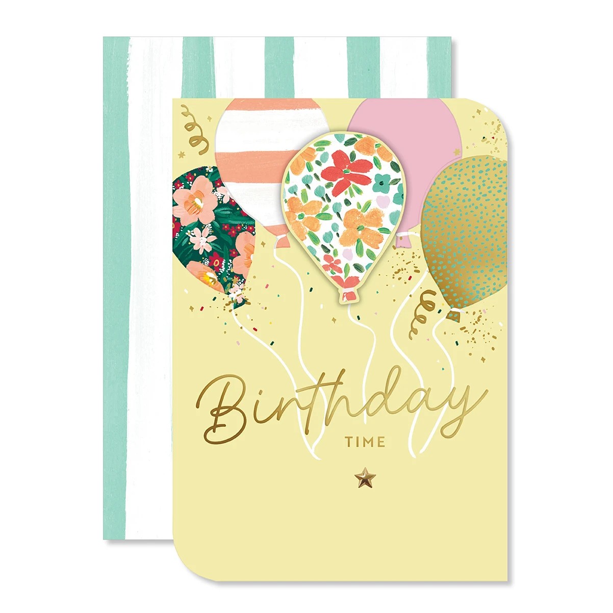 1 Hallmark Birthday Card - Balloons, 1 of 3