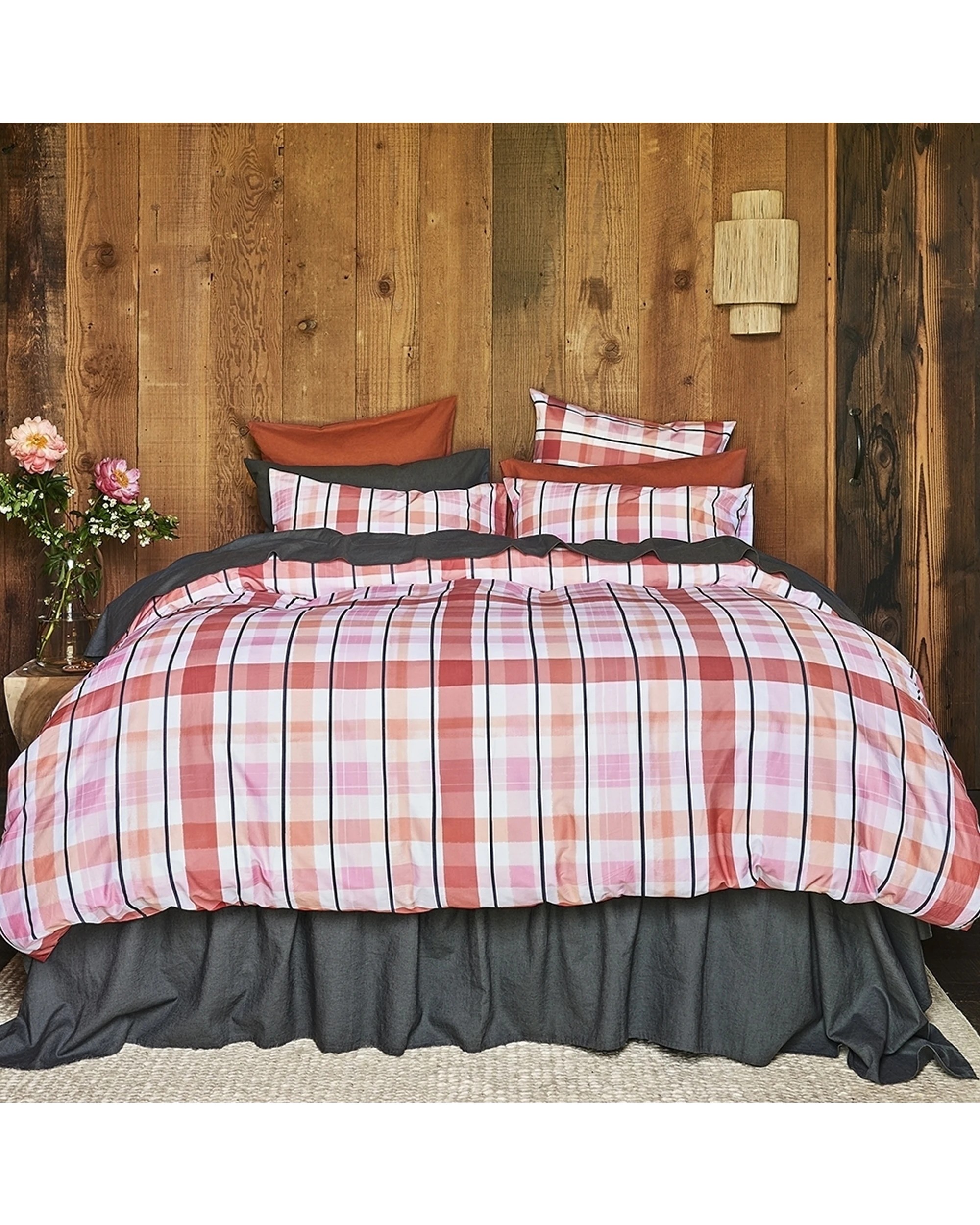 1 Ecology Isla Quilt Cover Size King Bedding Clay - Multi, 1 of 3