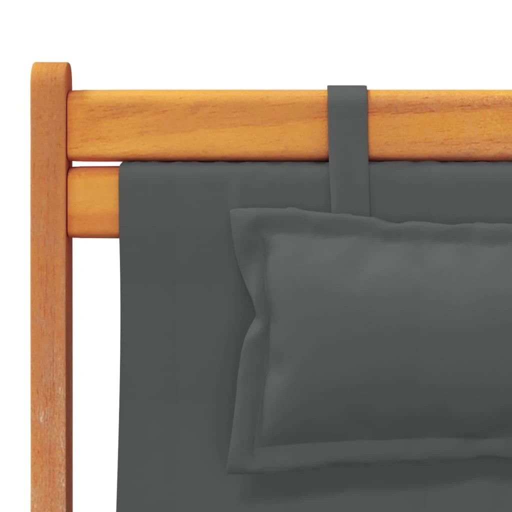 8 vidaXL folding chair Foldable - Grey, 8 of 9
