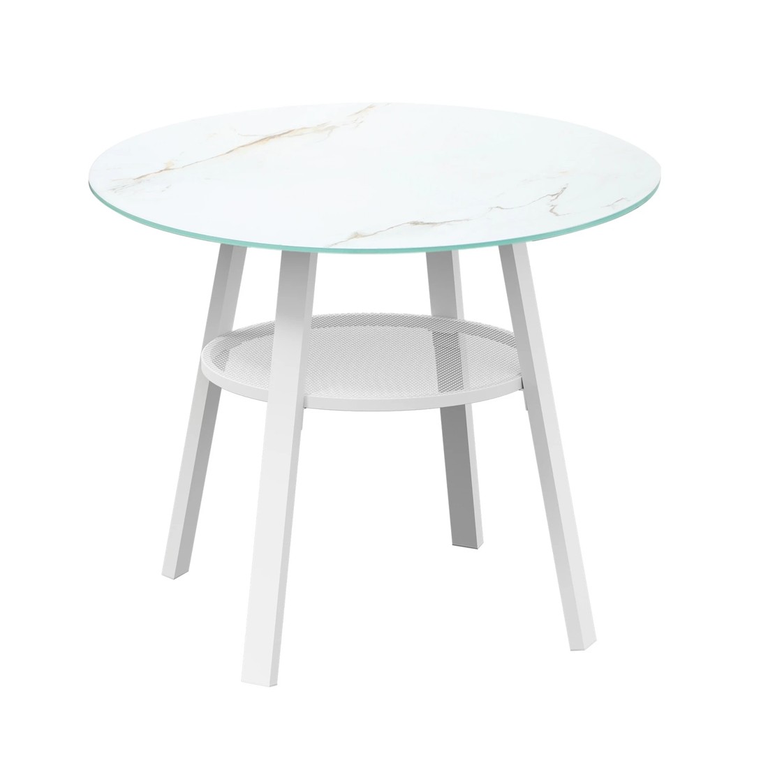 4 Livsip Outdoor Dining Setting Lounge Chair Patio Furniture Bistro Set 3pcs White
 - Multi, 4 of 7