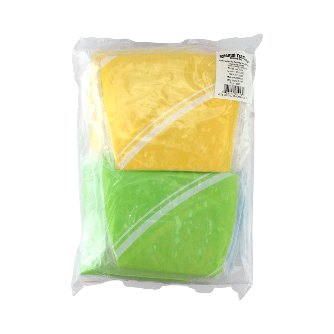 2 Fun Express Assorted Bright Inflatable Beach Balls Pack of 12, 2 of 2