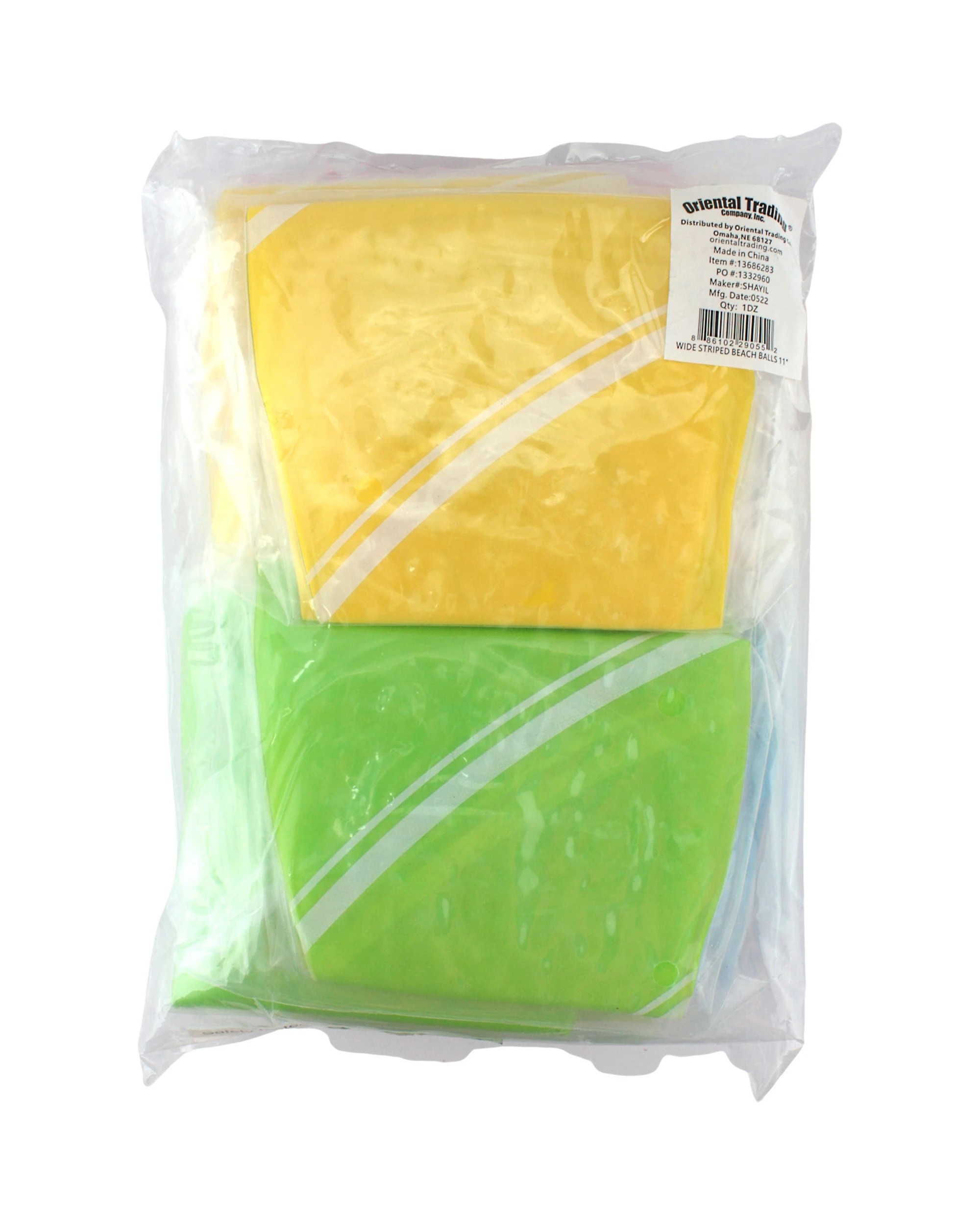 2 Partyrama Bright Inflatable Beach Balls Pack of 12 - Assorted, 2 of 2