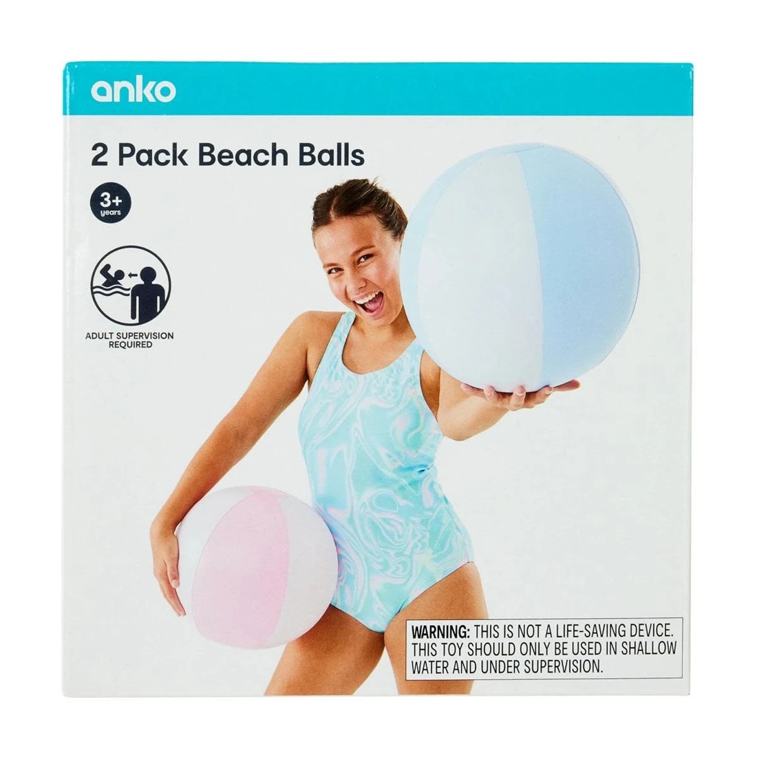 10 2 Pack Beach Balls, 10 of 10