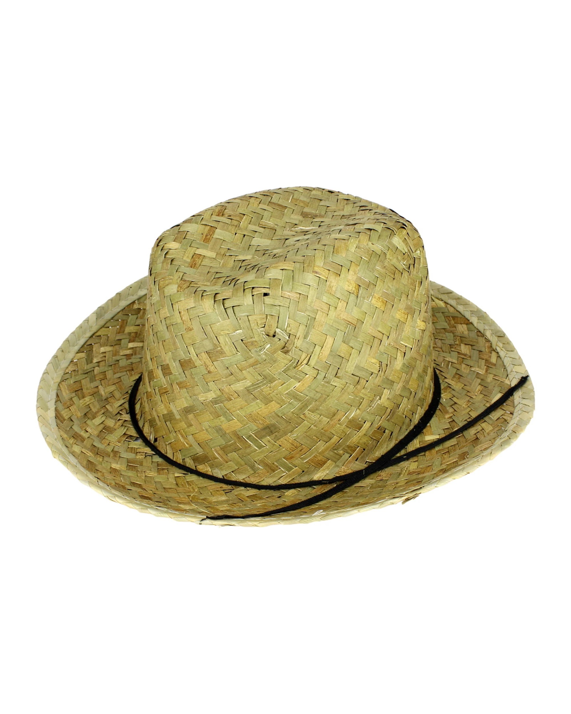 1 Unique Child's Woven Cowboy Hat - ONE SIZE - Natural, 1 of 1