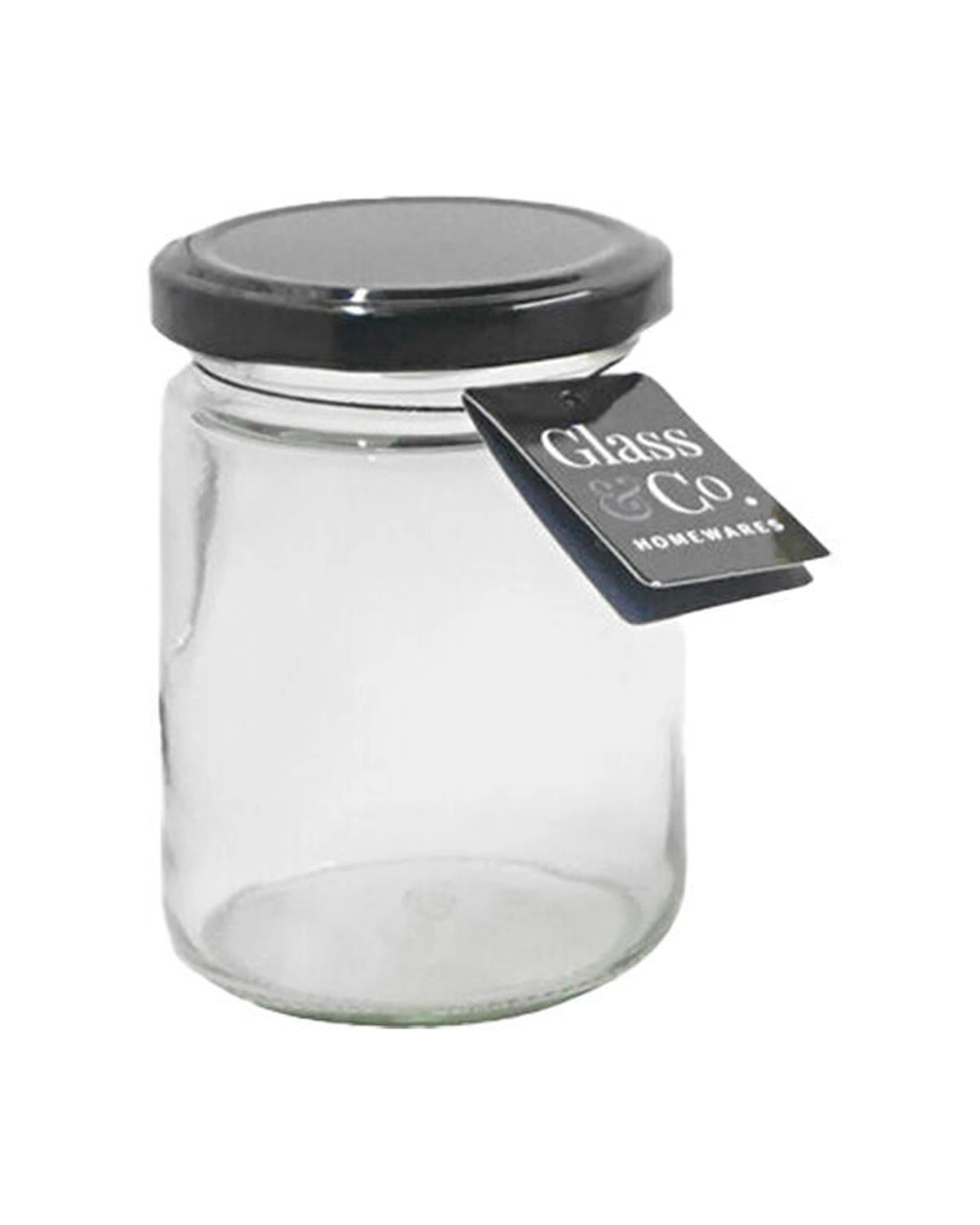 1 Glass & Co 48PK Cleo Round Small Glass Storage Jar 220ml - Assorted, 1 of 4