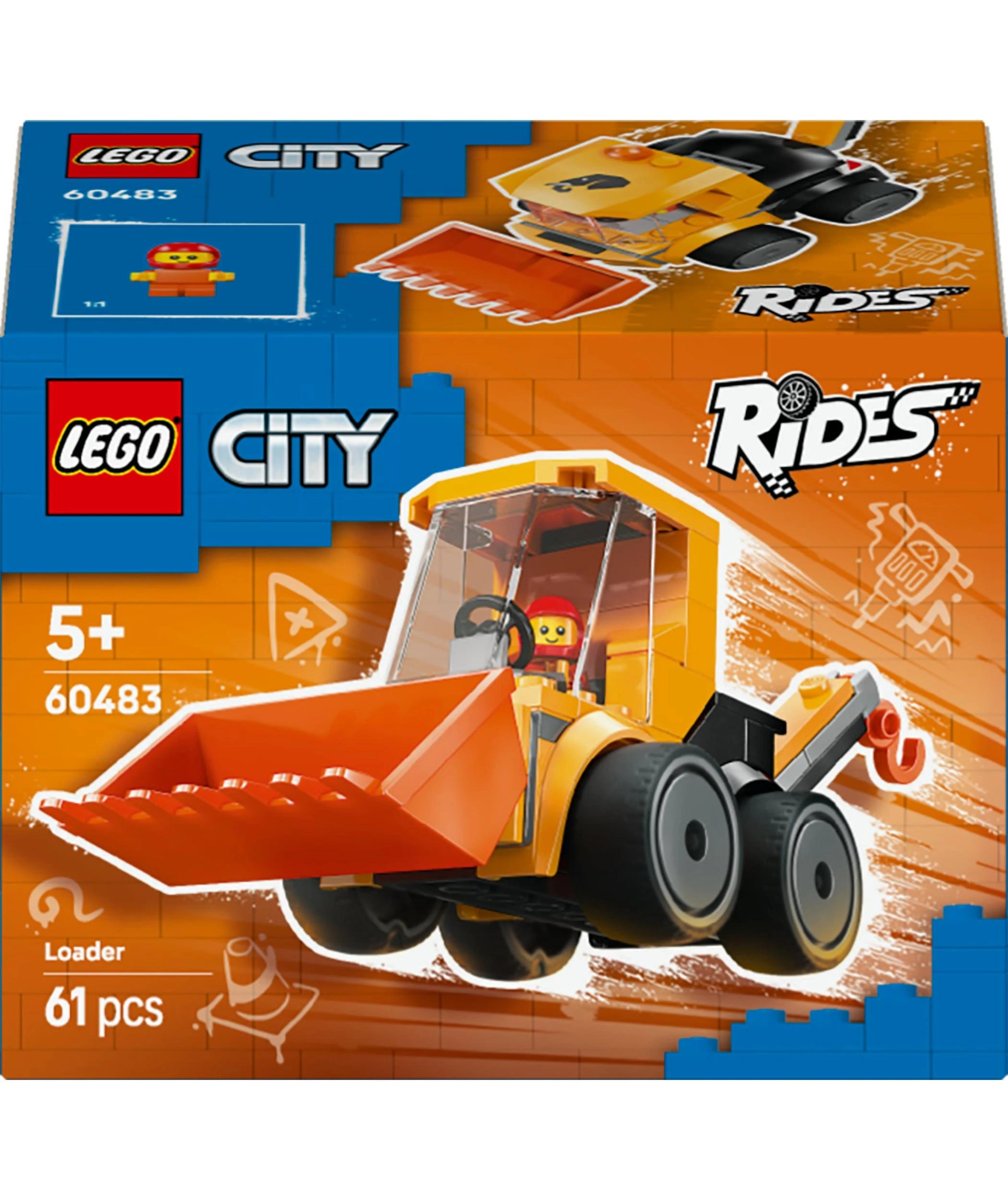 1 LEGO City Rides Construction Loader 60483, 1 of 10