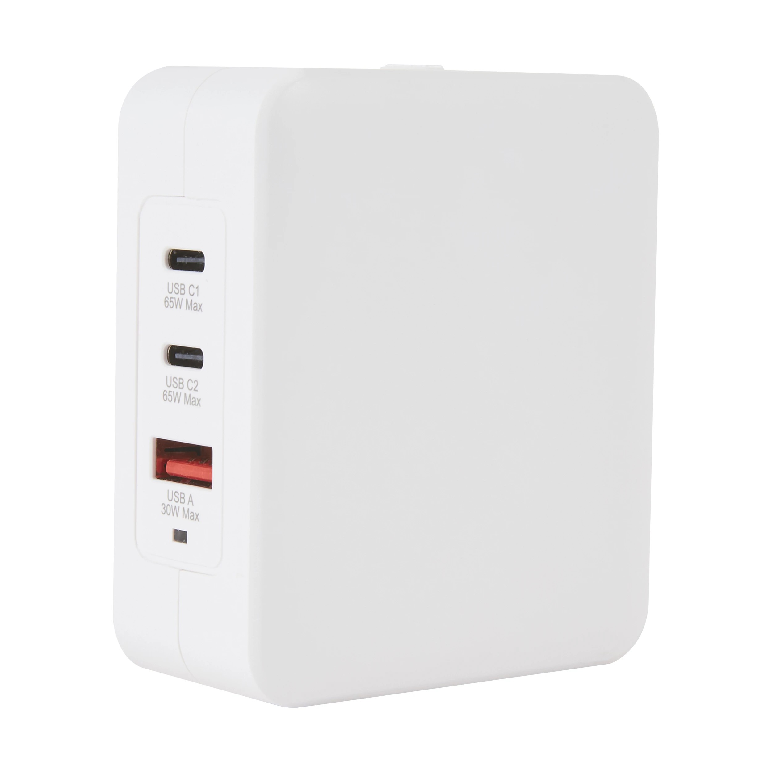 2 65W Travel Wall Charger - White, 2 of 6