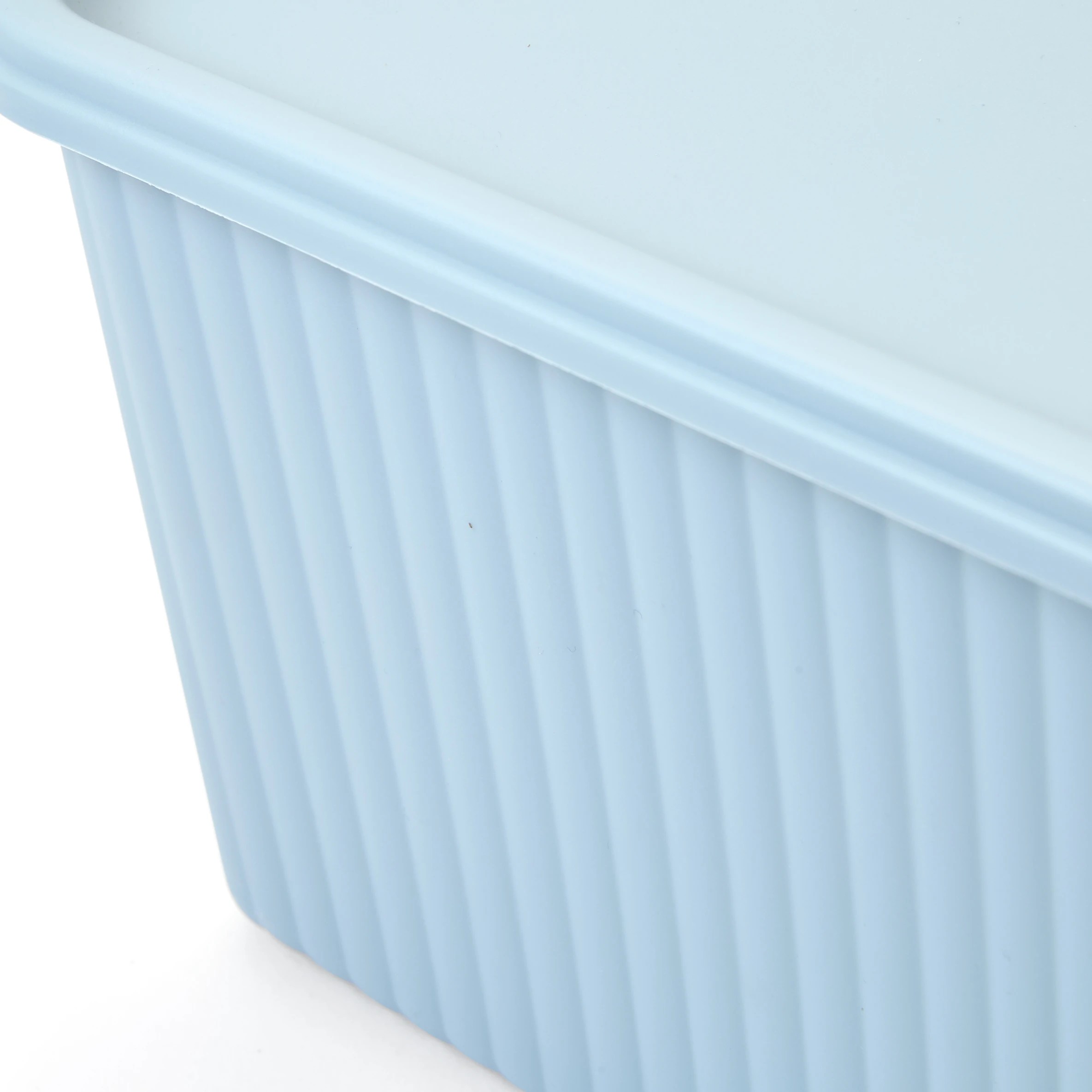 6 5L Ribbed Container - Blue, 6 of 9