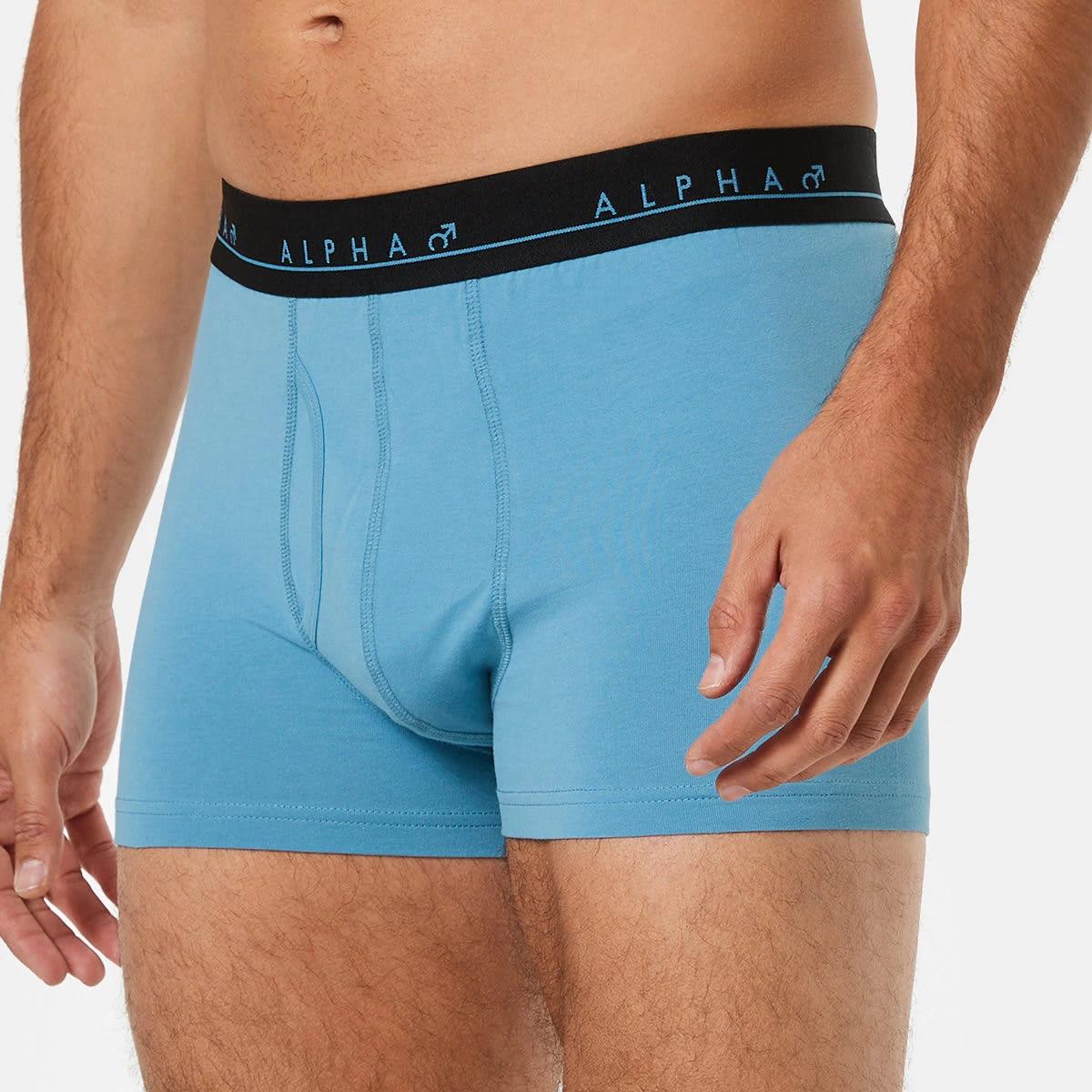 5 3 Pack Fly Front Plain Trunks Rednvyblue, 5 of 8