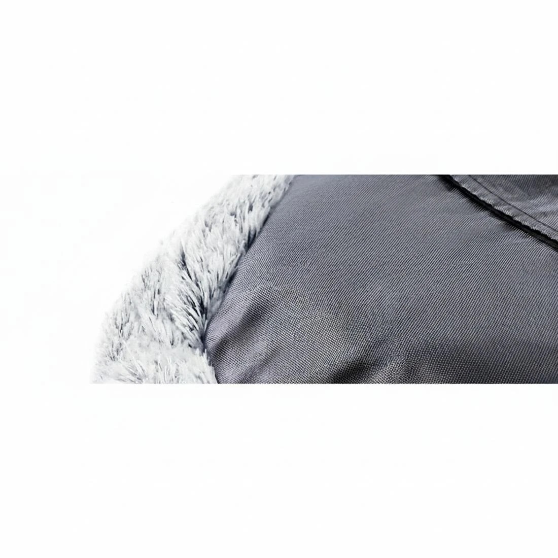 6 i.Pet Pet Bed Dog Cat 90cm Large Calming Soft Plush - Grey, 6 of 6