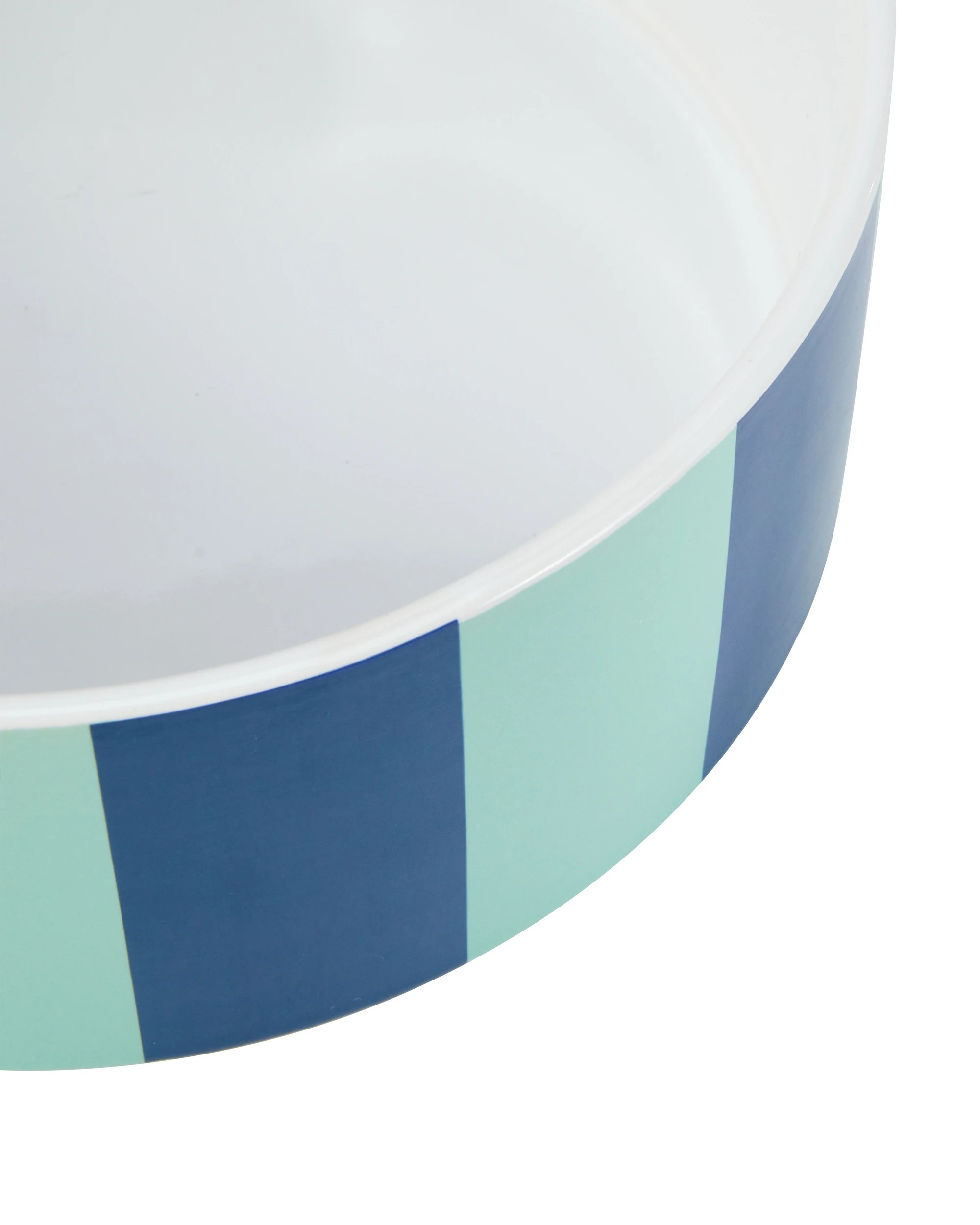 2 Dog Bowl Ceramic Stripe - Large, 2 of 4