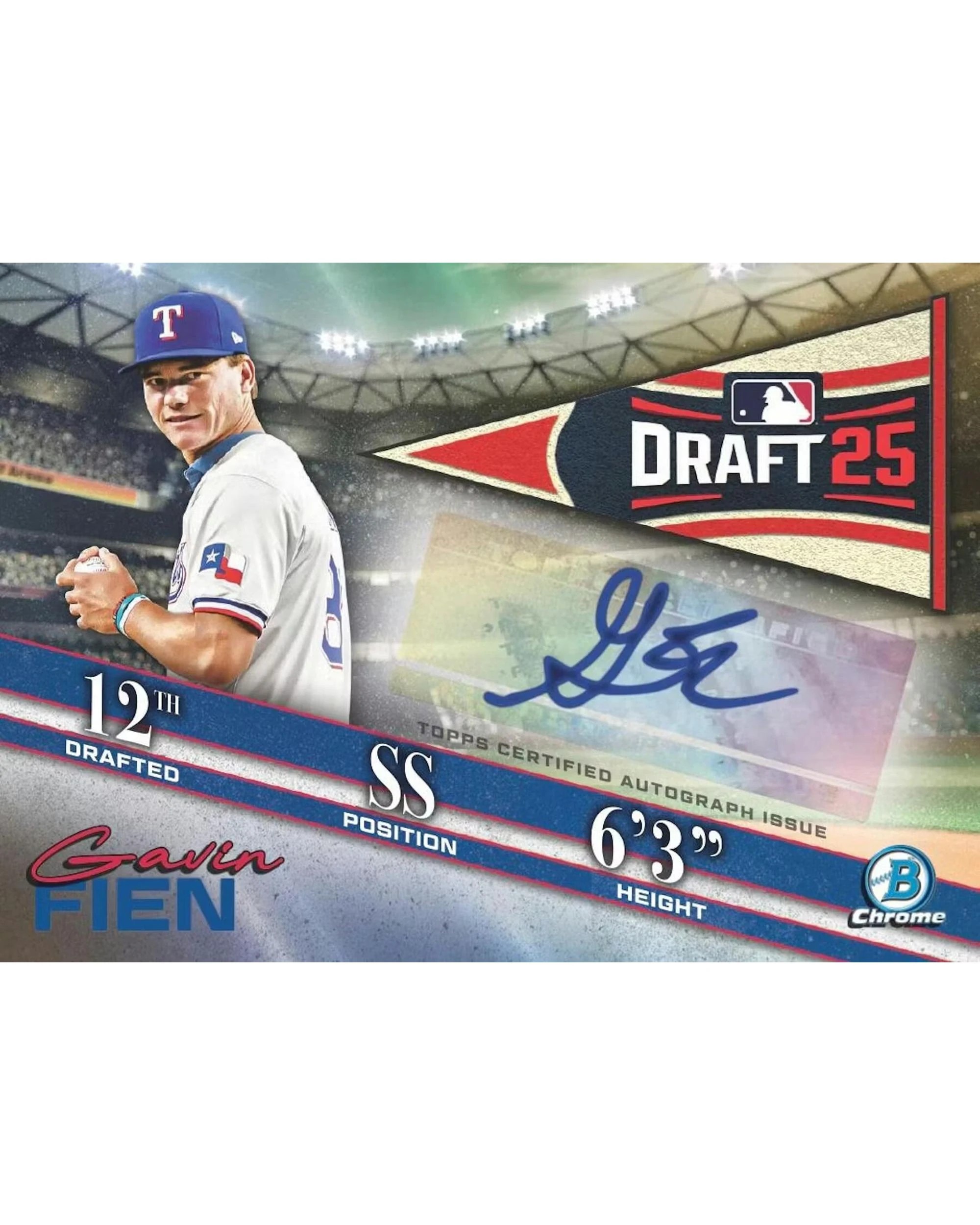 10 Topps 2025 MLB Bowman Draft Baseball Mega Box, 10 of 10