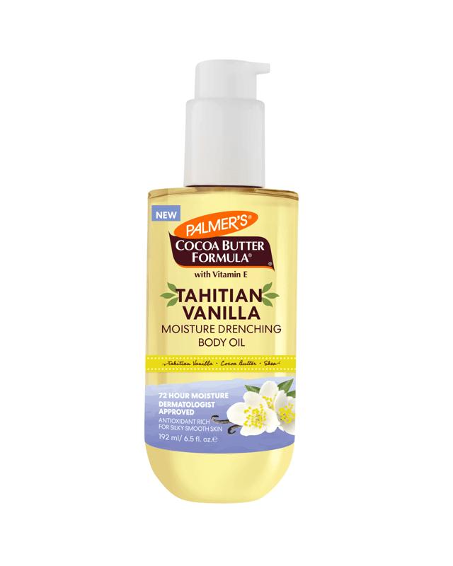 Palmer's Tahitian Vanilla Moisture Drenching Body Oil 192ml - Tahitian Vanilla, Cocoa Butter and 