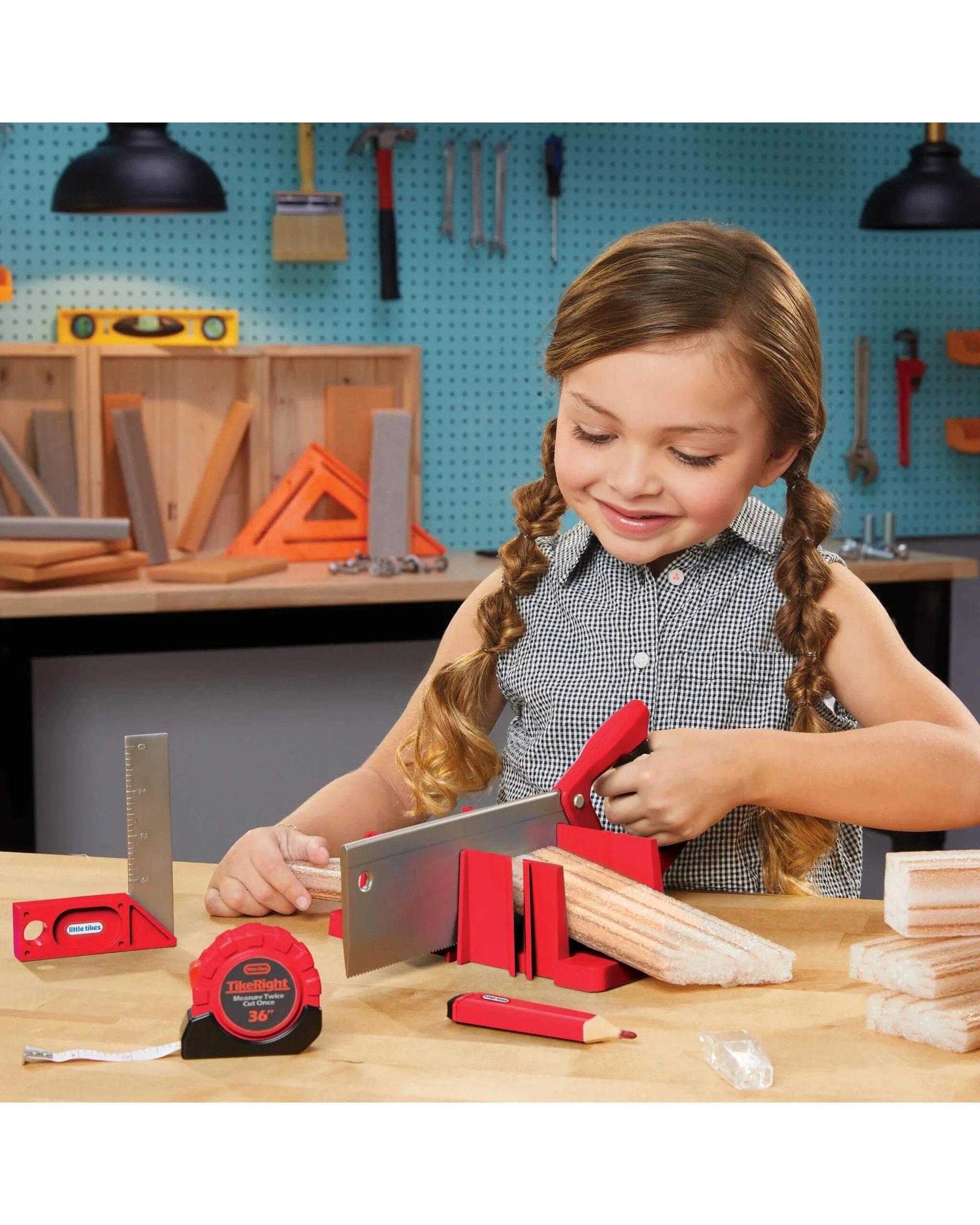 6 Little Tikes Creative Construction Measure and Cut Set, 6 of 8