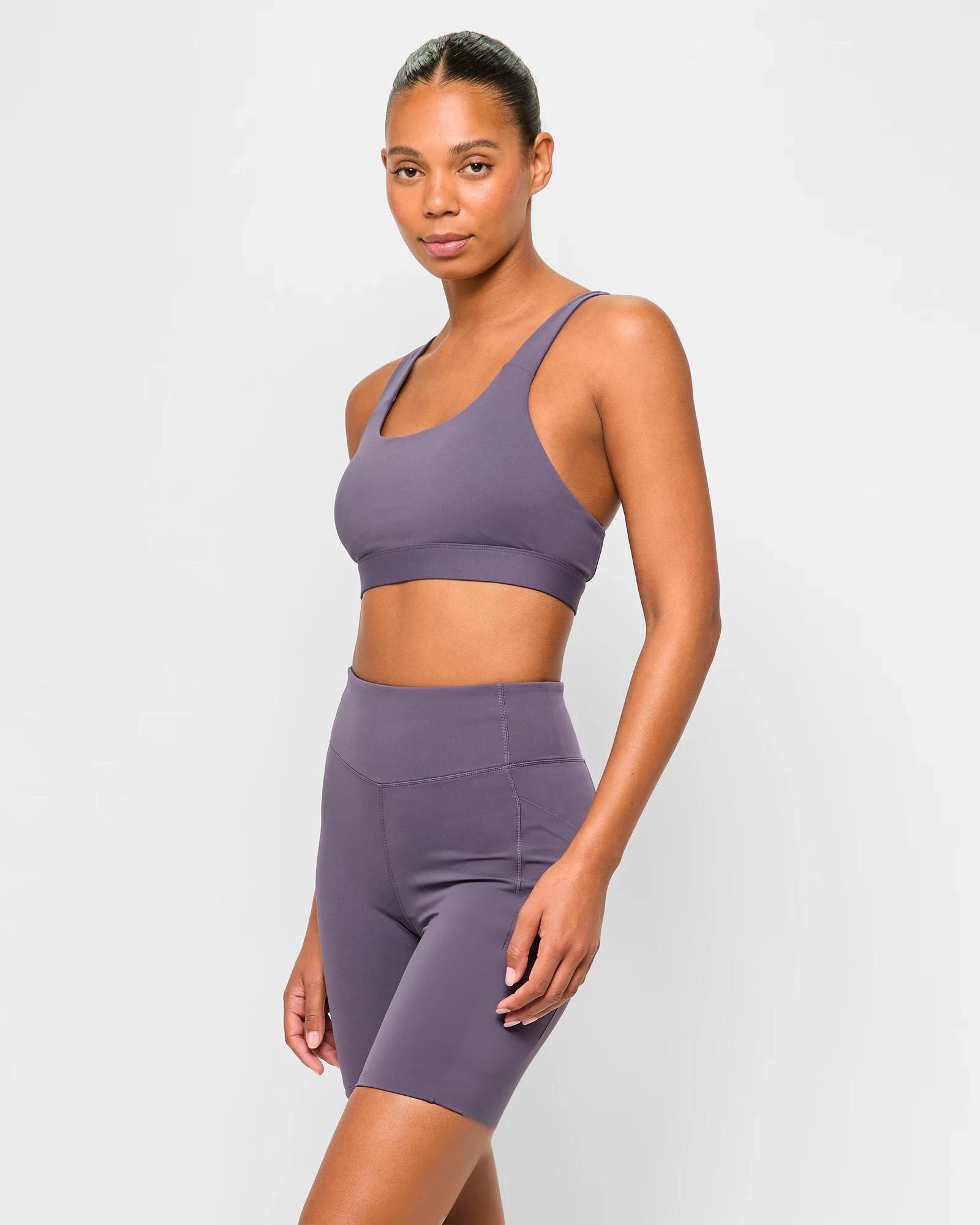 3 Target Active Infinity Sculpt High Rise Bike Shorts DUSTY VIOLET, 3 of 5